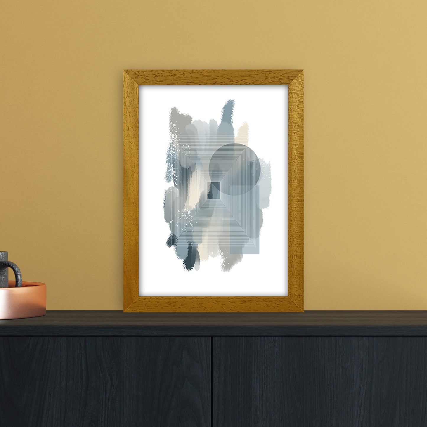 Color painting Abstract Art Print by Nordic Creators A4 Print Only