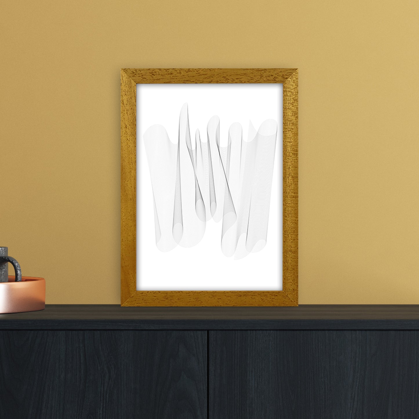 Sculpture II Abstract Art Print by Nordic Creators A4 Print Only