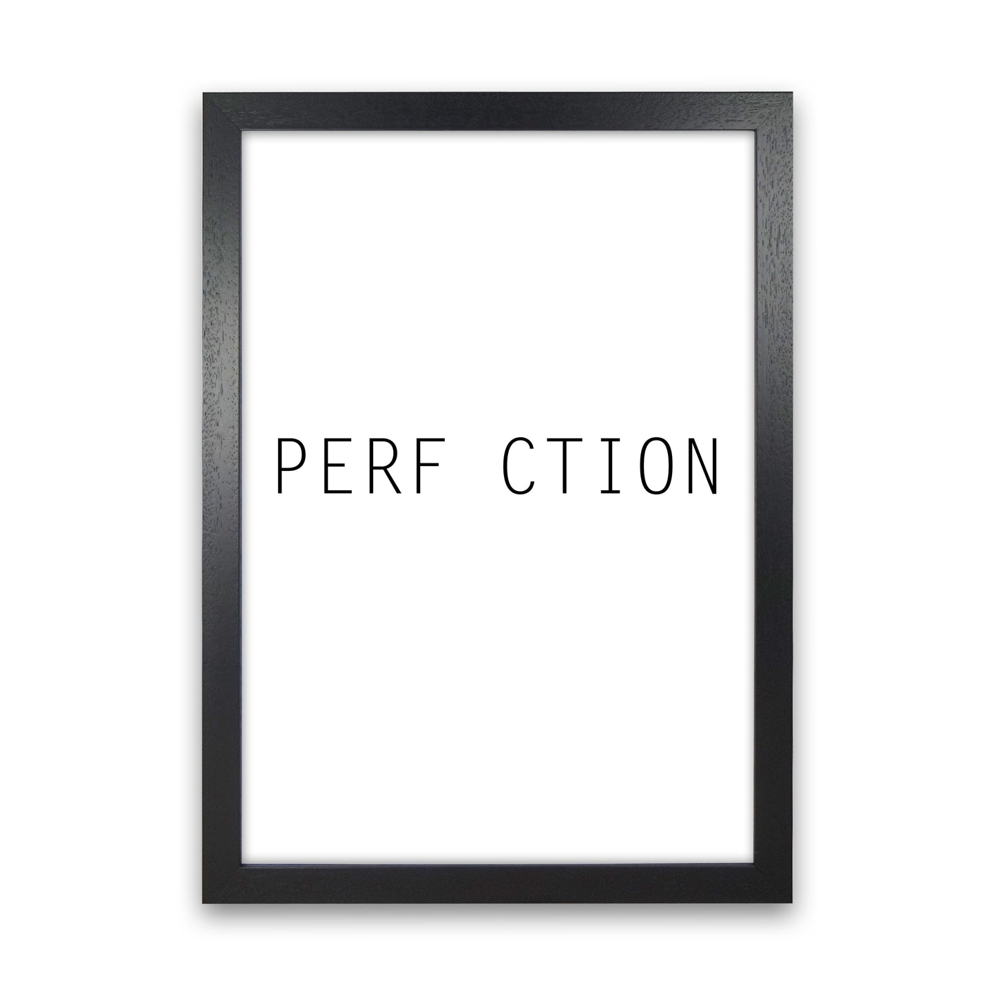 Perfection Abstract Art Print by Nordic Creators Black Grain