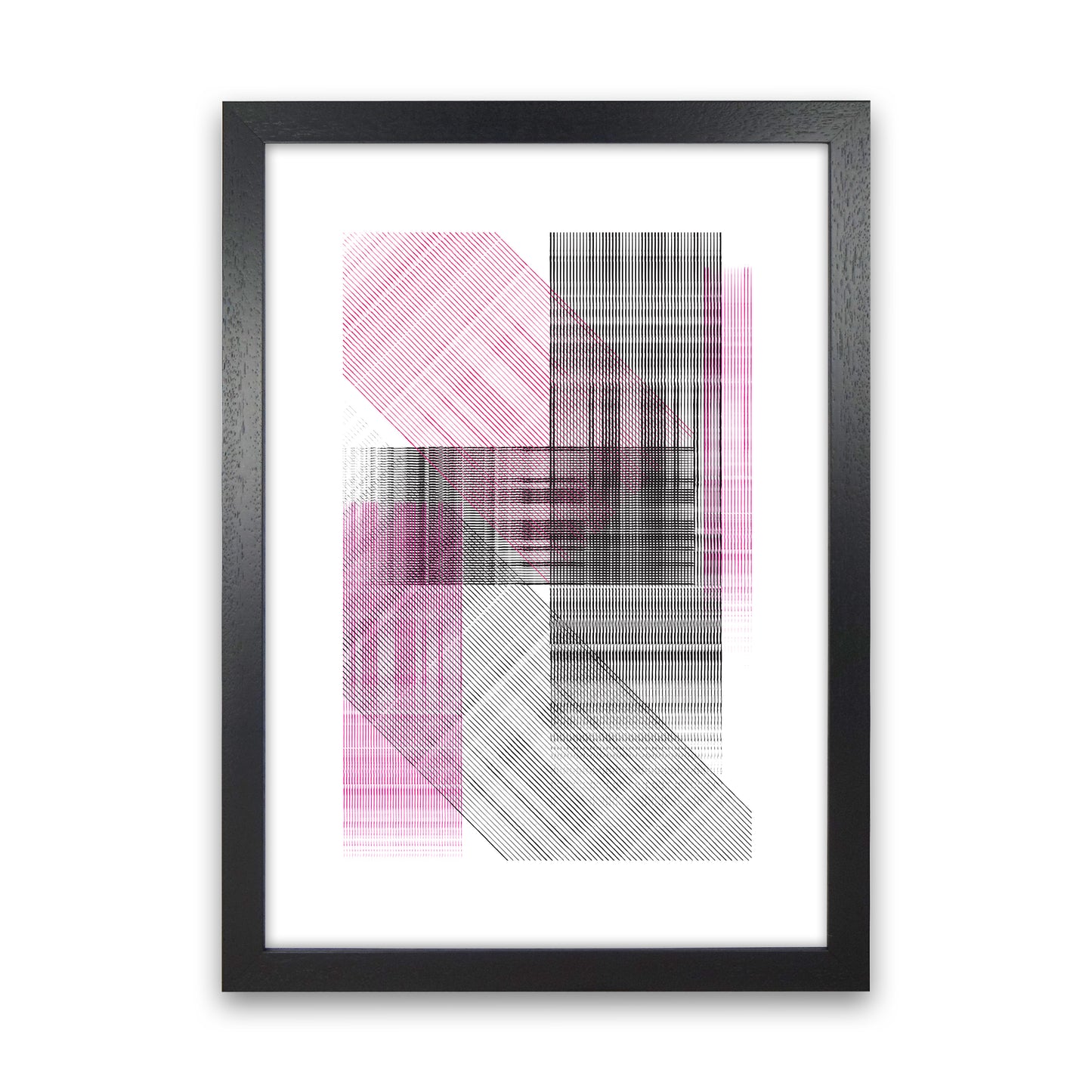 Splash 2 Abstract Art Print by Nordic Creators Black Grain