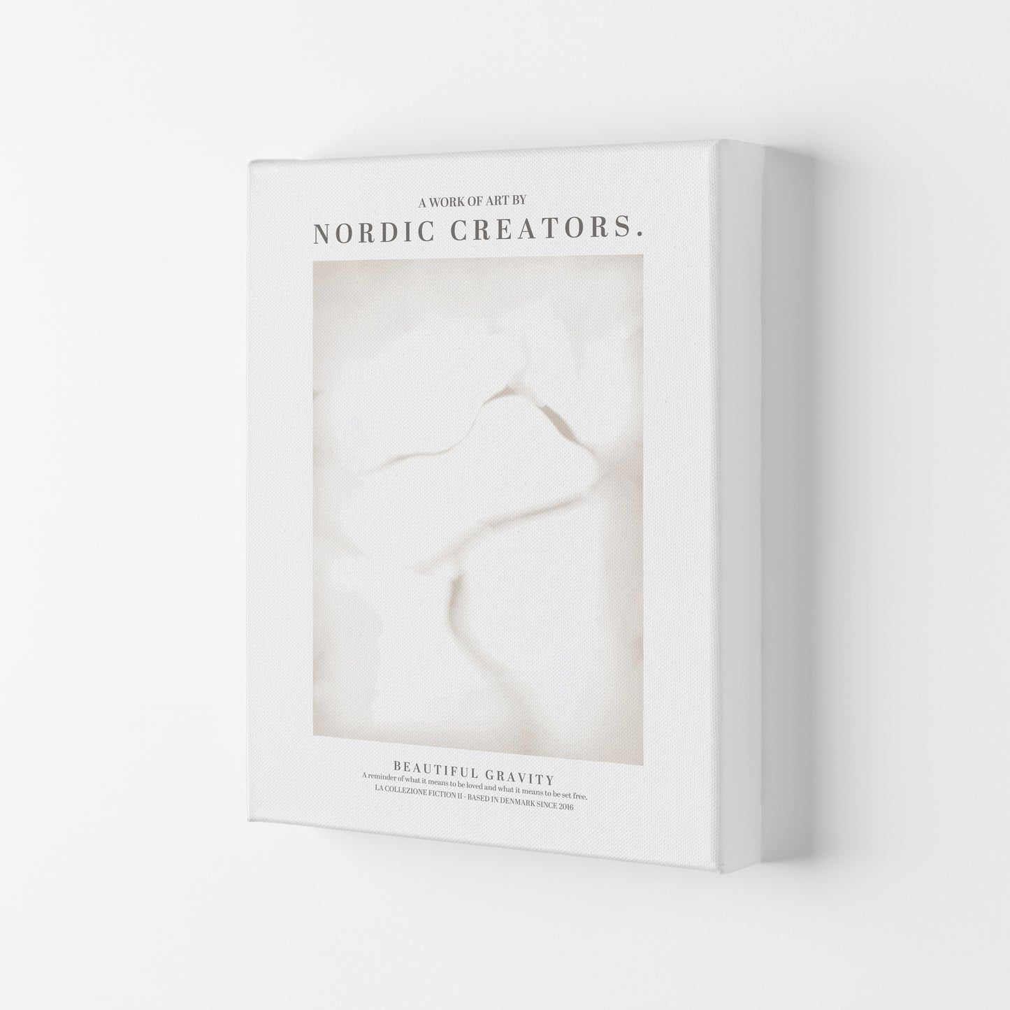 Beautiful Gravity Abstract Art Print by Nordic Creators Canvas