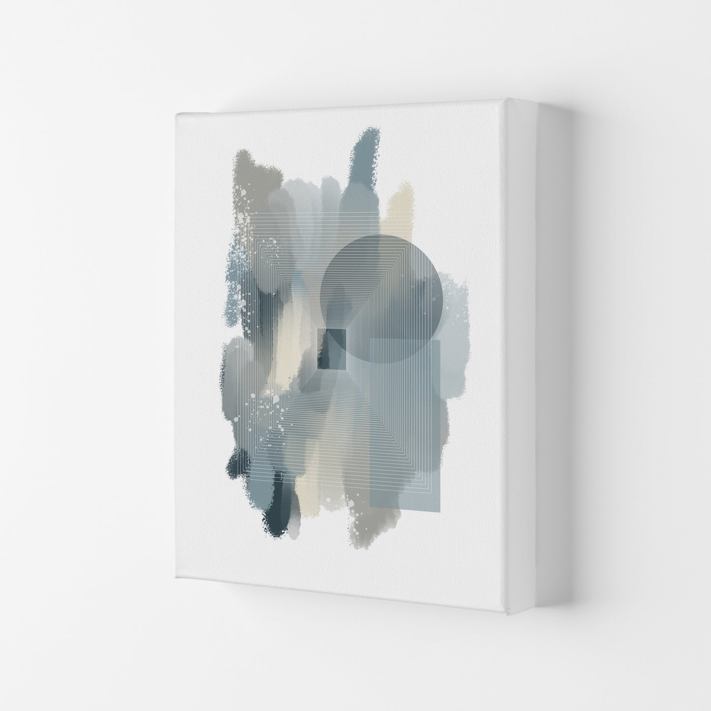 Color painting Abstract Art Print by Nordic Creators Canvas