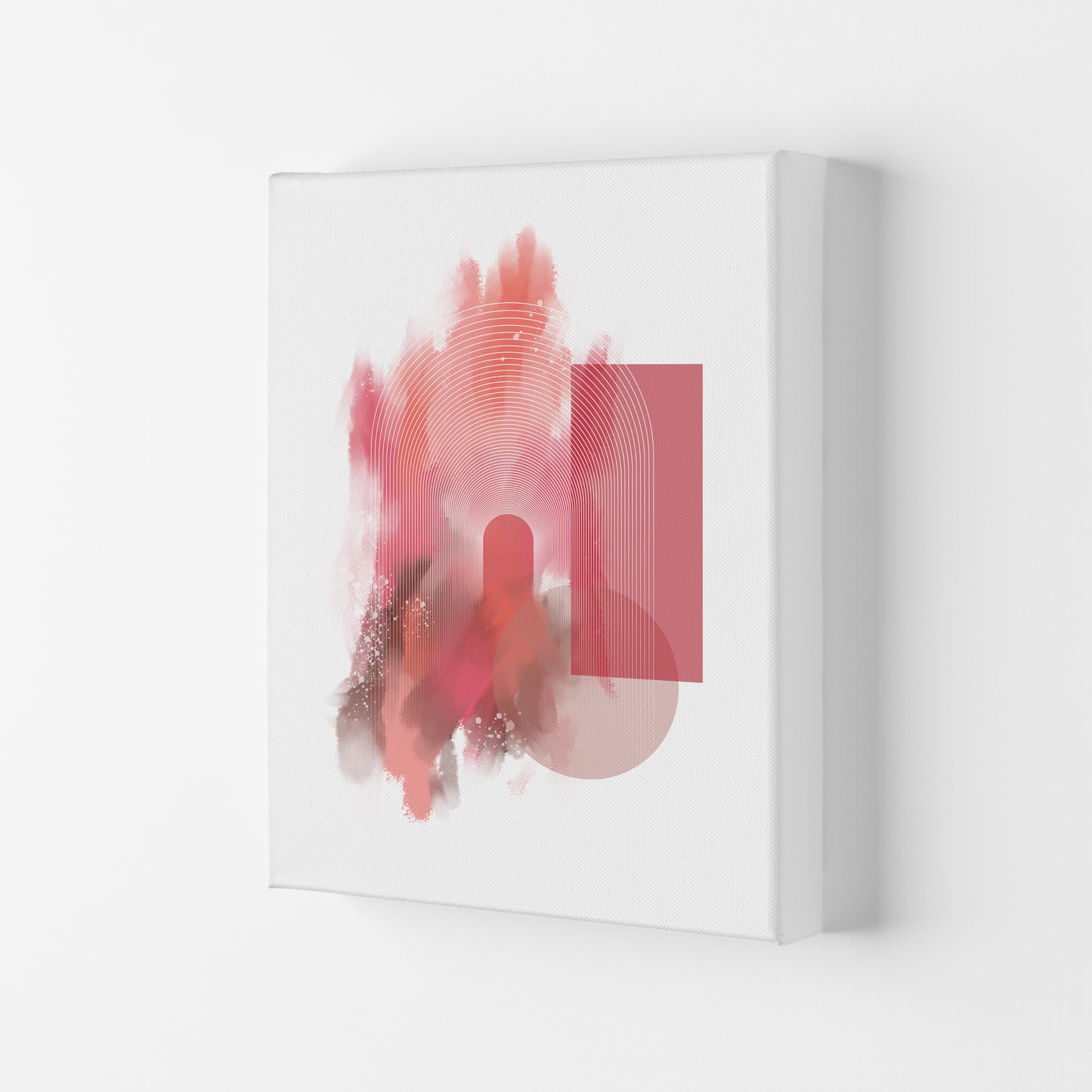 Color painting 2 Abstract Art Print by Nordic Creators Canvas