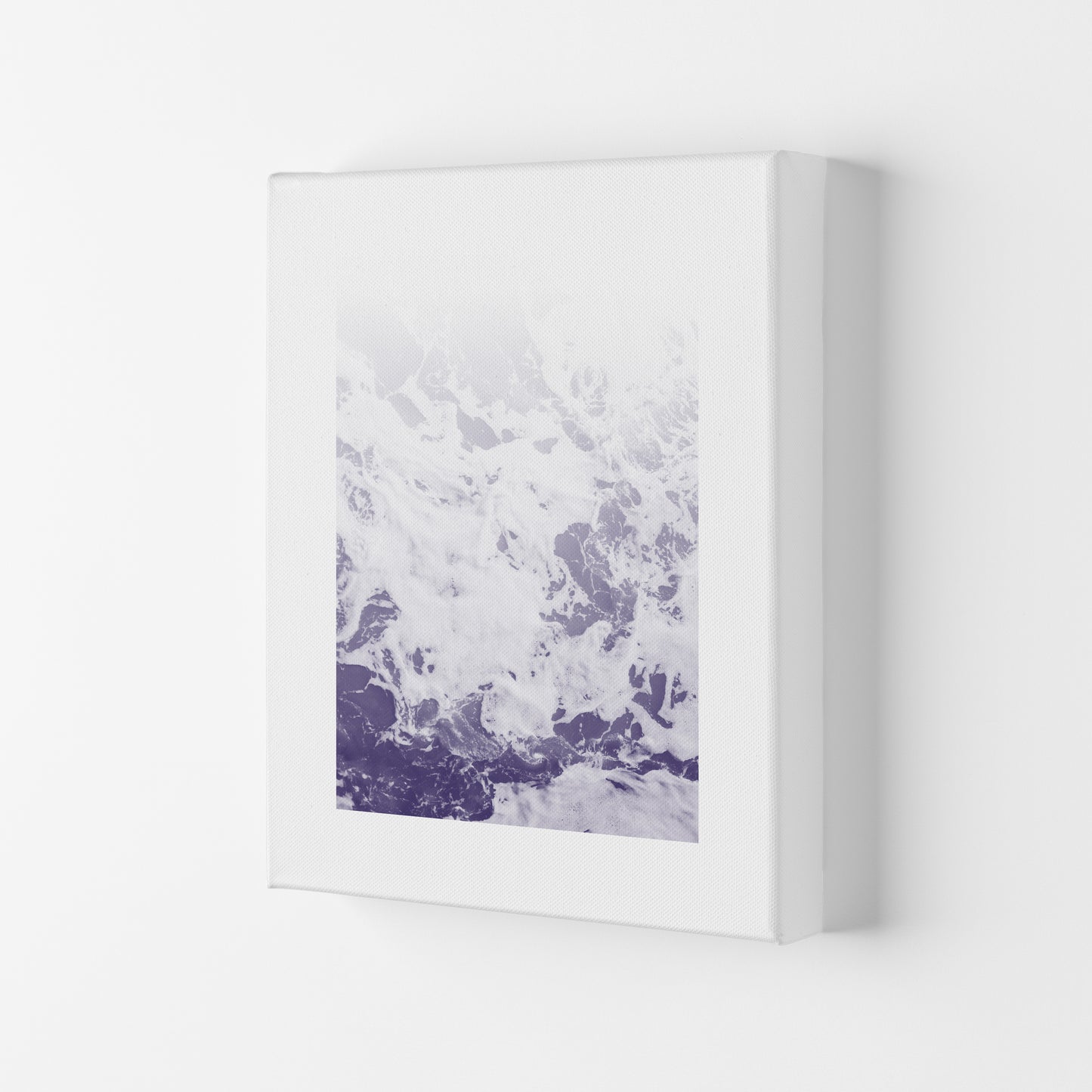 Purple Ocean Abstract Art Print by Nordic Creators Canvas