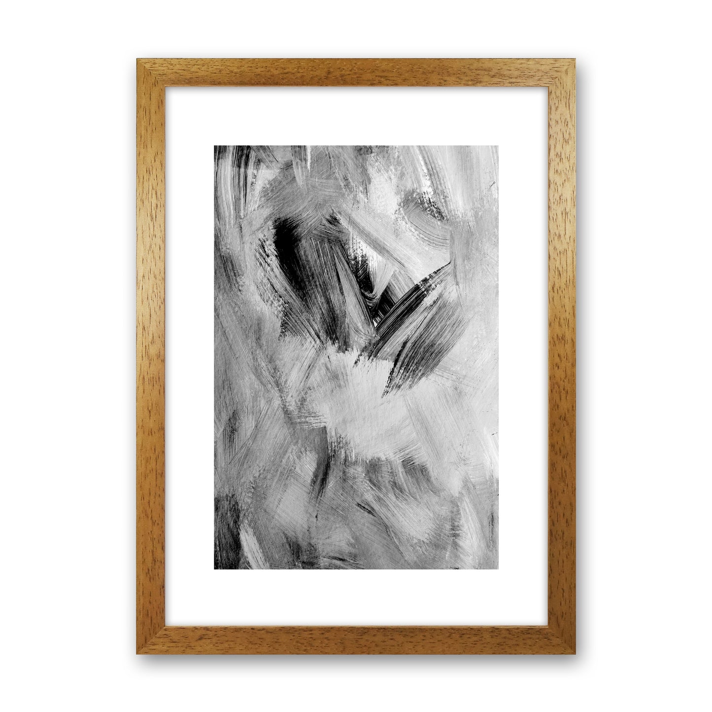 Painting Abstract Art Print by Nordic Creators Oak Grain