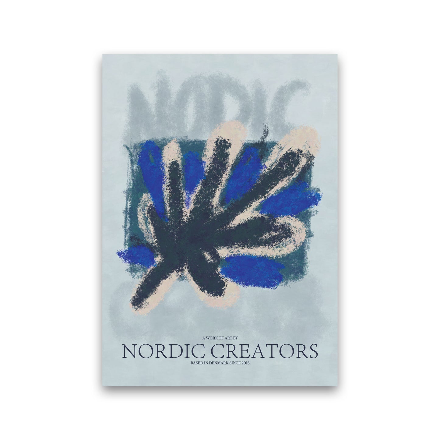 Abstract 5 Modern Contemporary Art Print by Nordic Creators Print Only