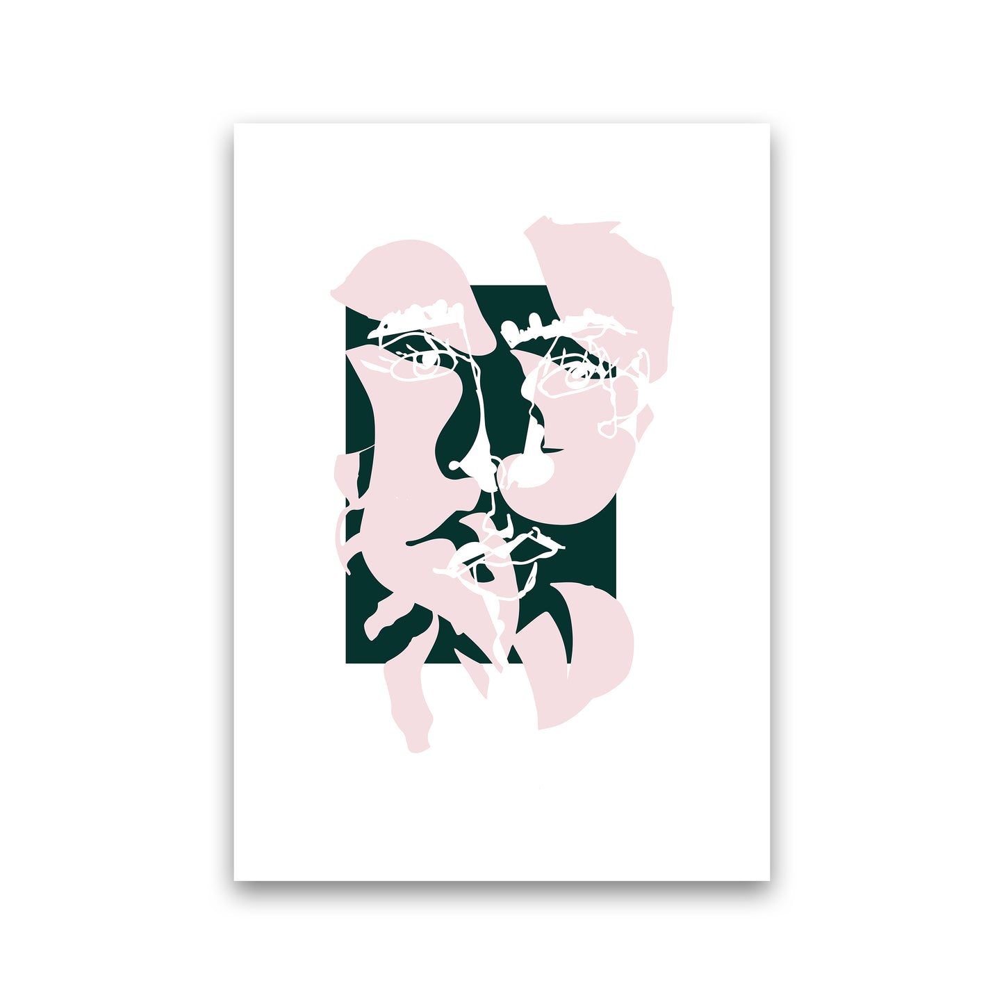 Modern Art II Abstract Art Print by Nordic Creators Print Only