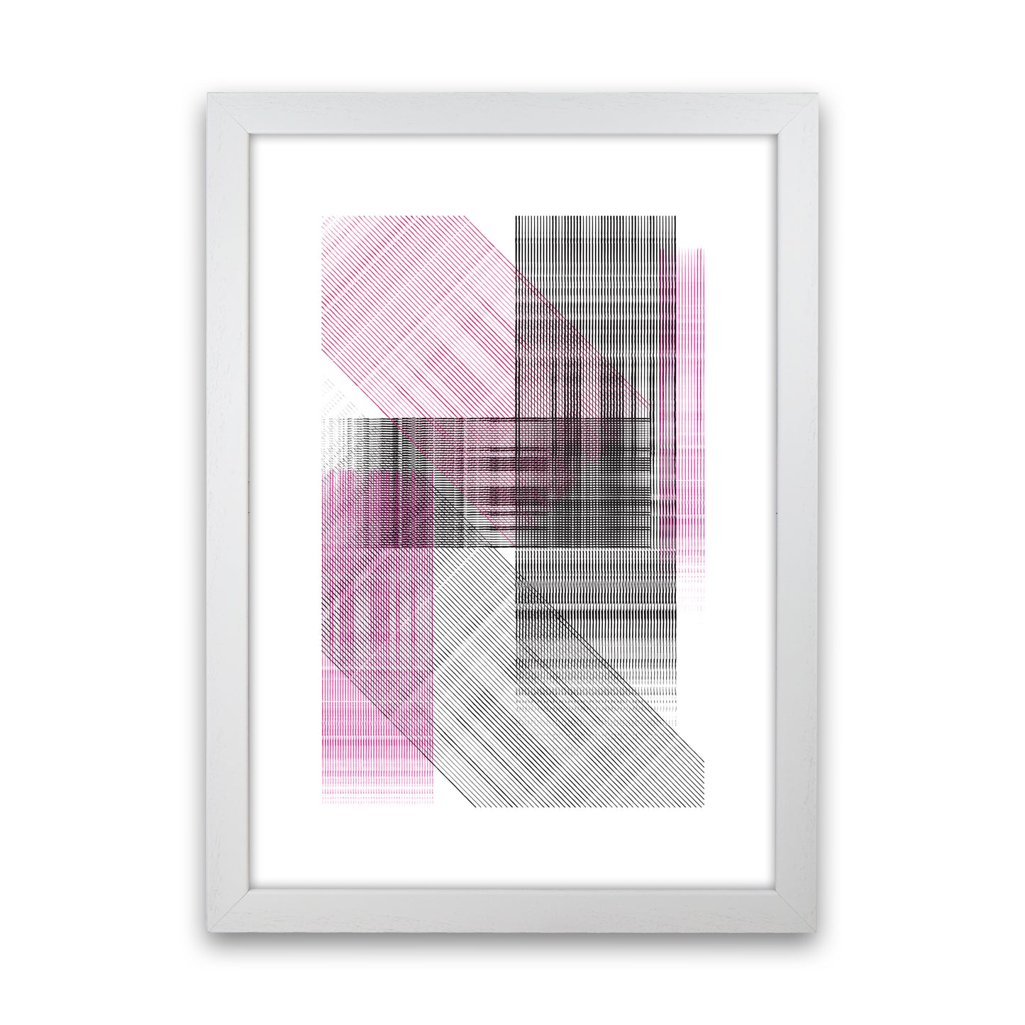 Splash 2 Abstract Art Print by Nordic Creators White Grain
