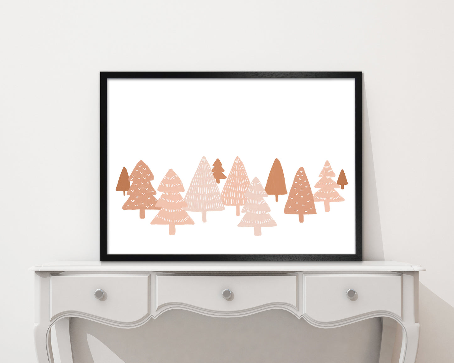 Blush Winter Trees