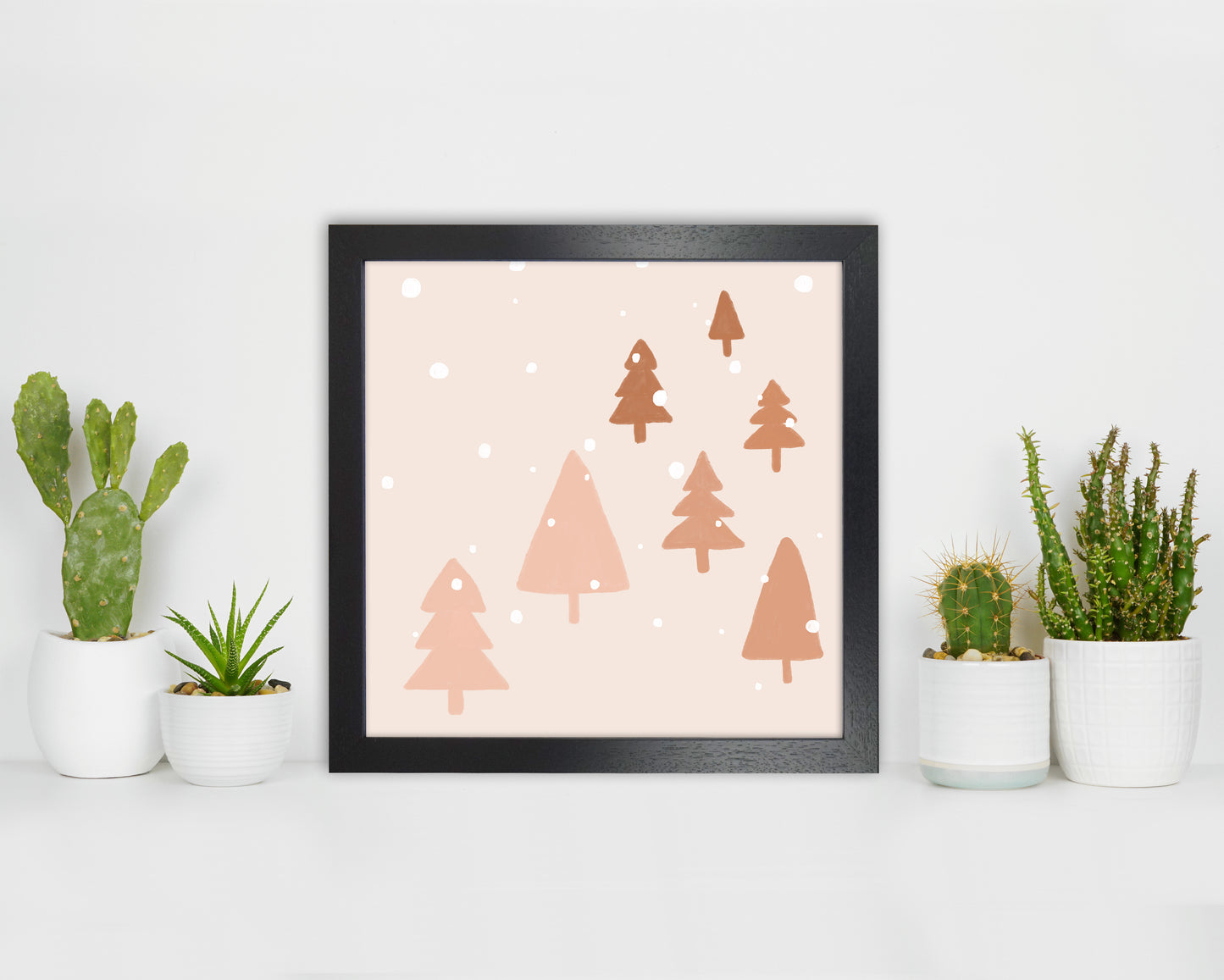 Pastel Winter Trees