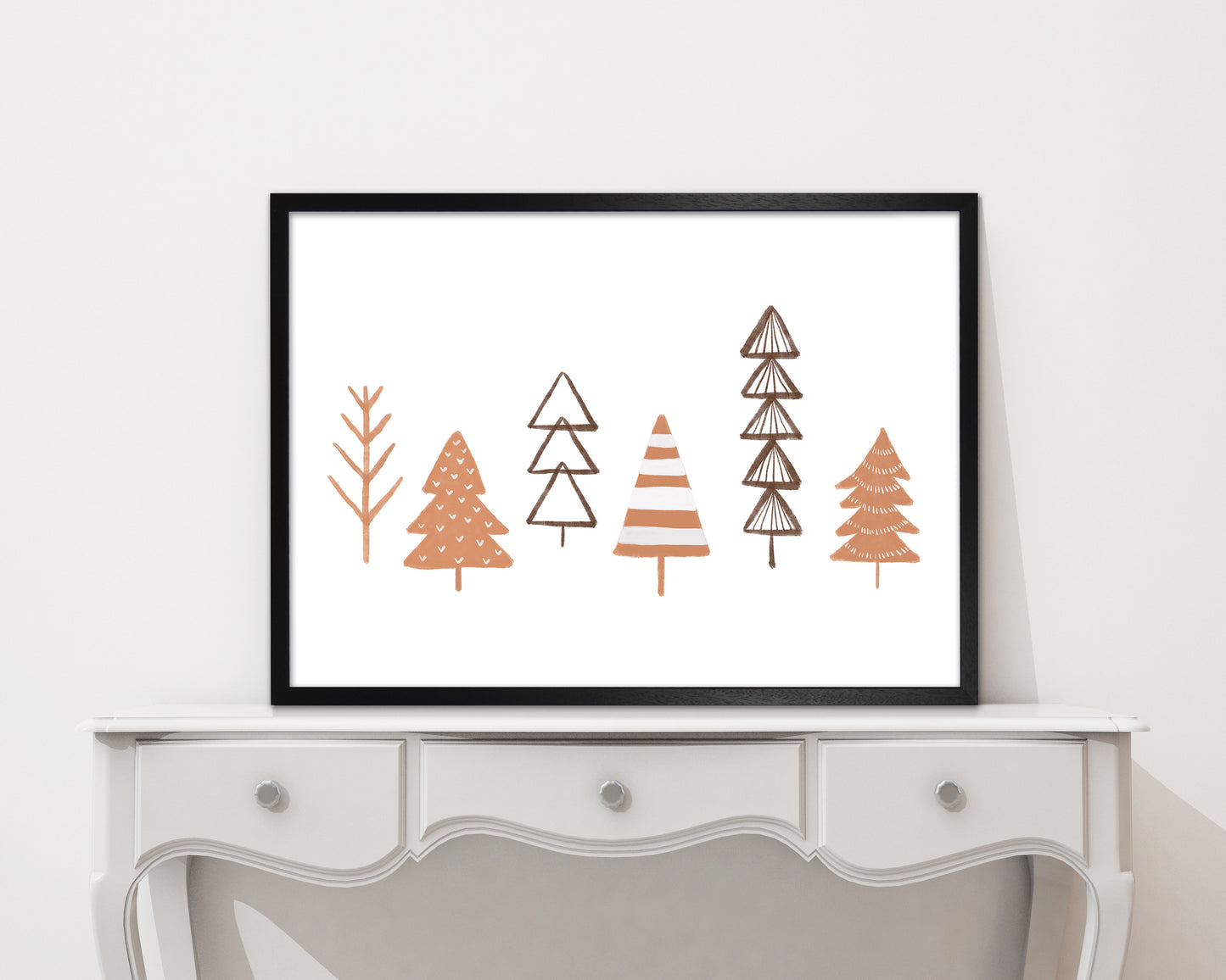 Winter Trees Illustration