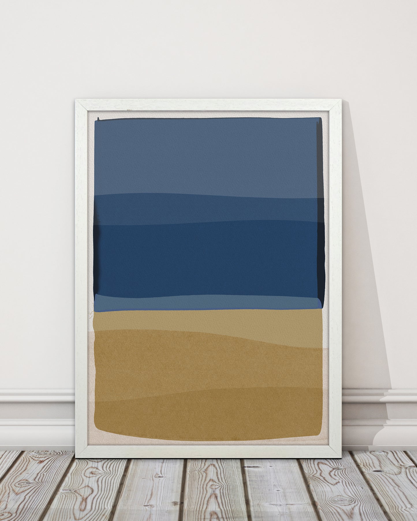 Modern Blue and Brown