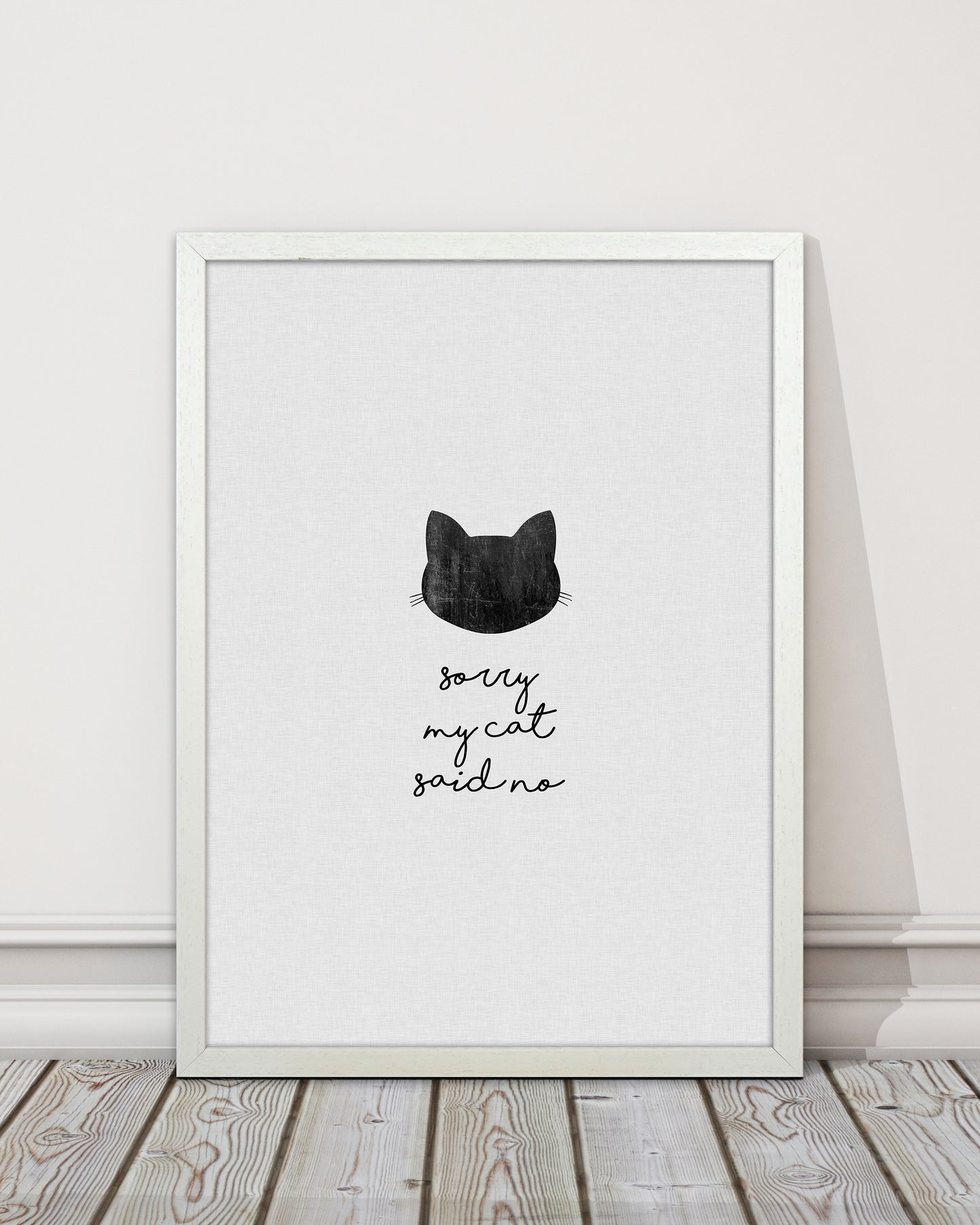 Sorry My Cat Said No