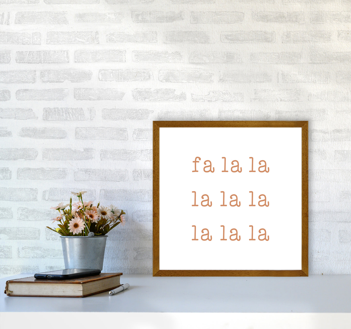 Fa La La Christmas Art Print by Orara Studio5050 Print Only