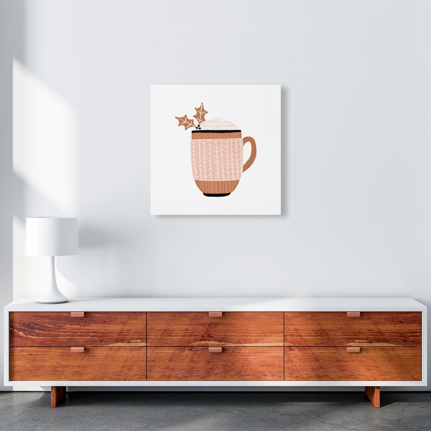 Christmas Drink Christmas Art Print by Orara Studio 60x60 Canvas