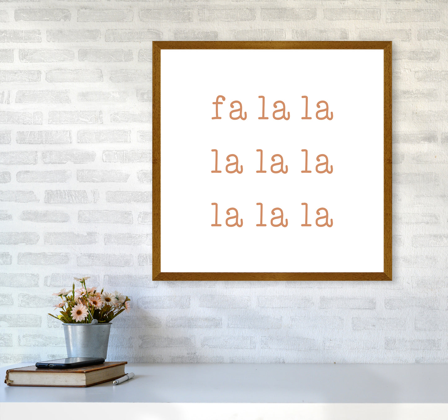 Fa La La Christmas Art Print by Orara Studio6060 Print Only
