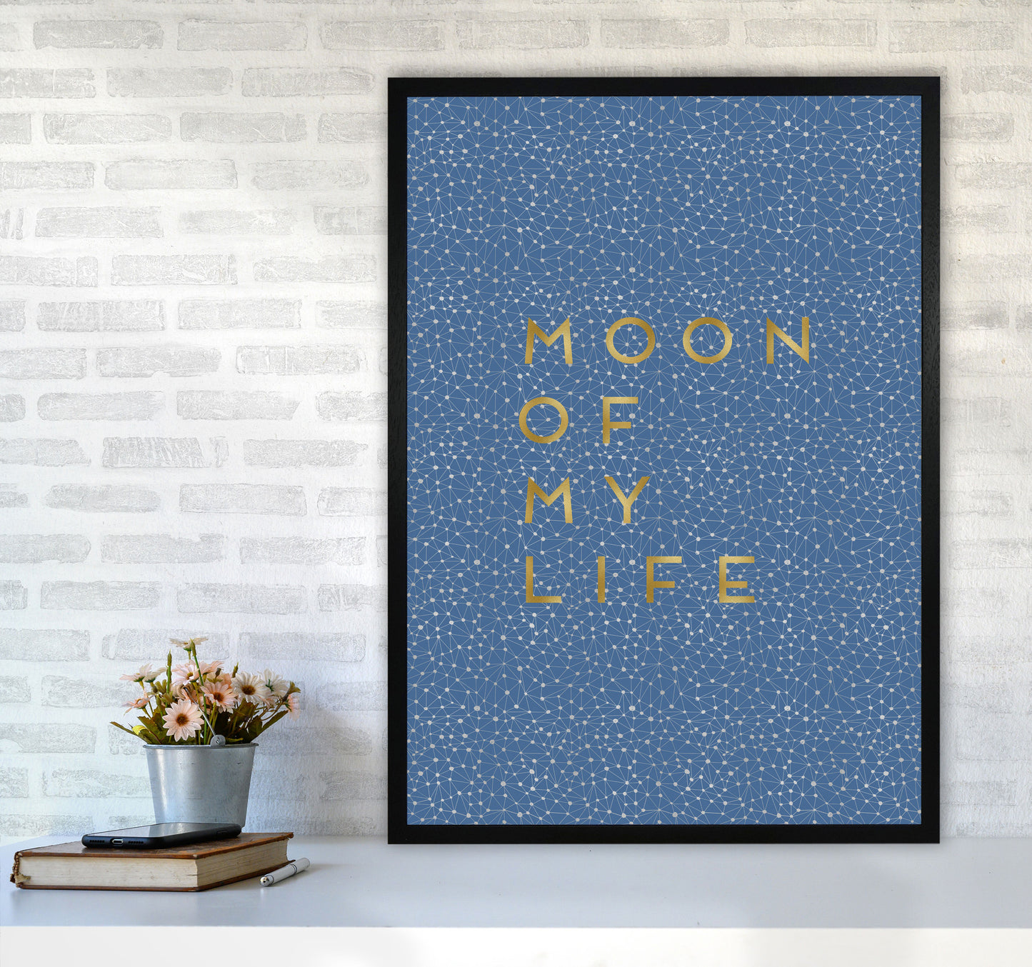 Moon Of My Life Print By Orara Studio A1 White Frame