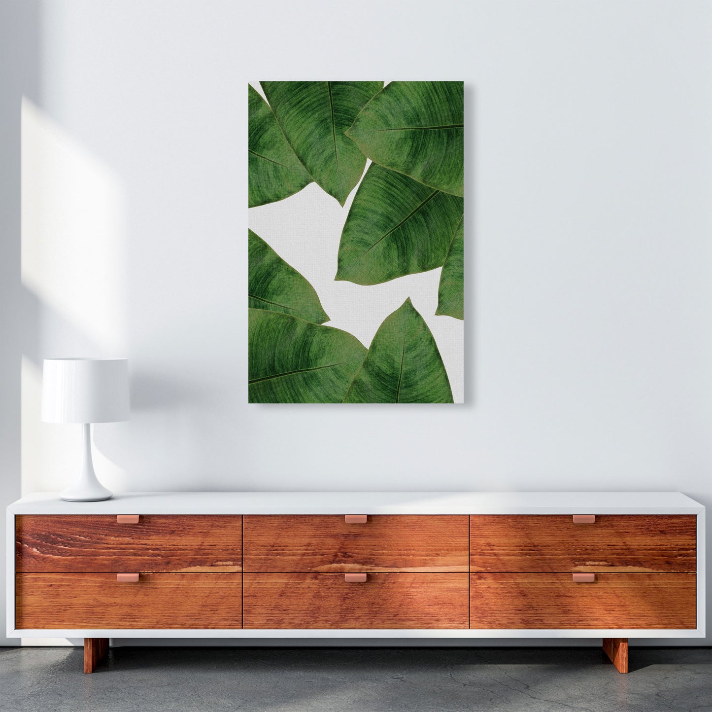 Banana Leaf II Print By Orara Studio, Framed Botanical & Nature Art Print A1 Canvas