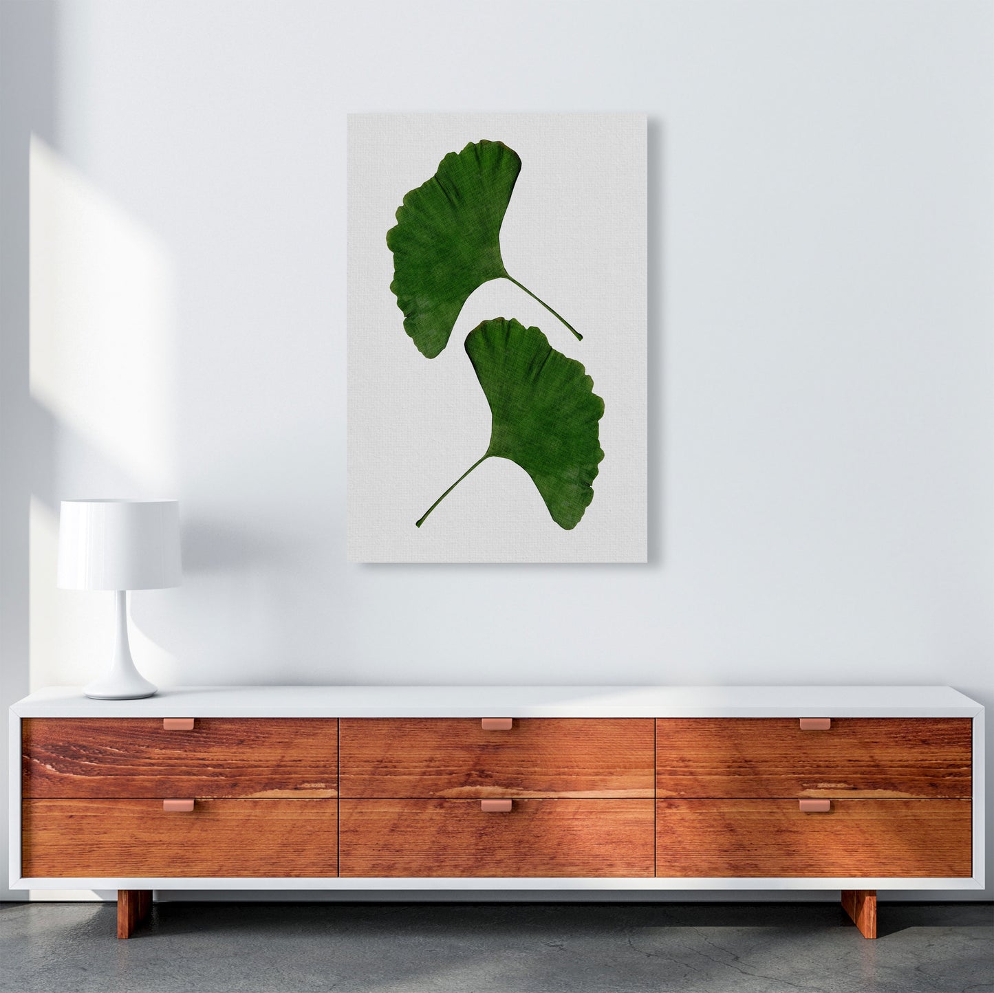 Ginkgo Leaf II Print By Orara Studio, Framed Botanical & Nature Art Print A1 Canvas