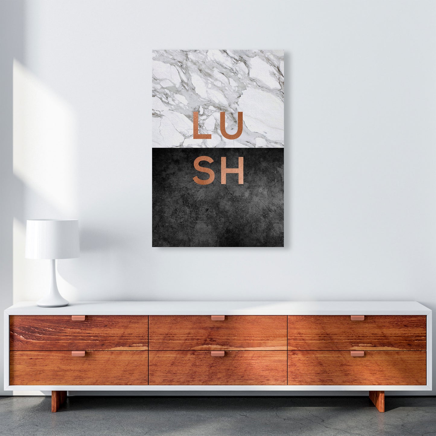 Lush Copper Quote Print By Orara Studio A1 Canvas