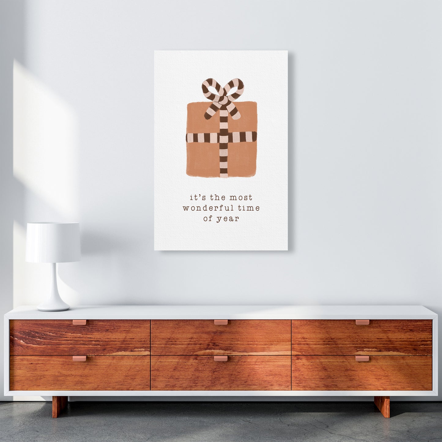 Most Wonderful Time of Year Christmas Art Print by Orara Studio A1 Canvas