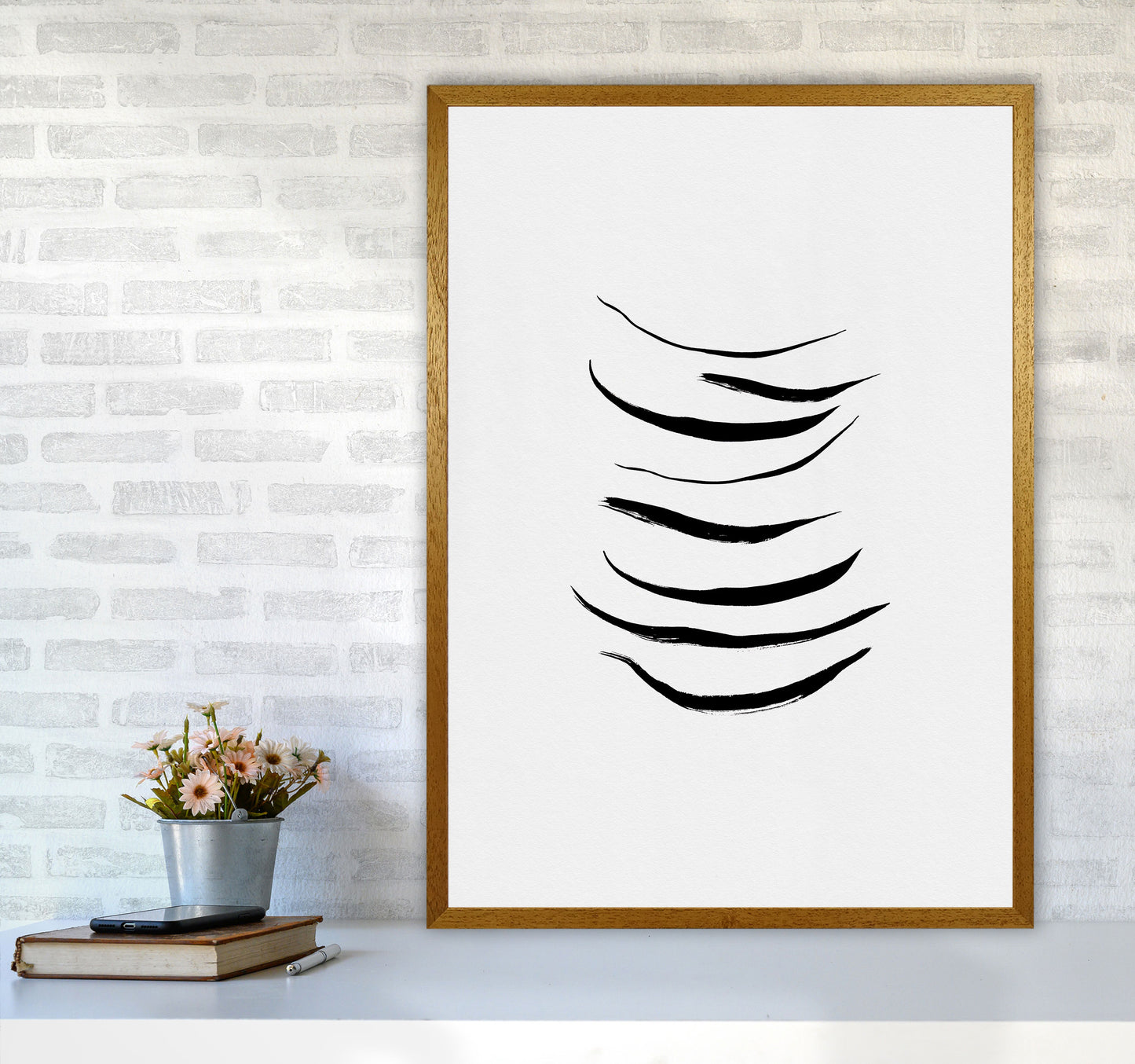 Minimalist Black Painting I Print By Orara Studio A1 Print Only