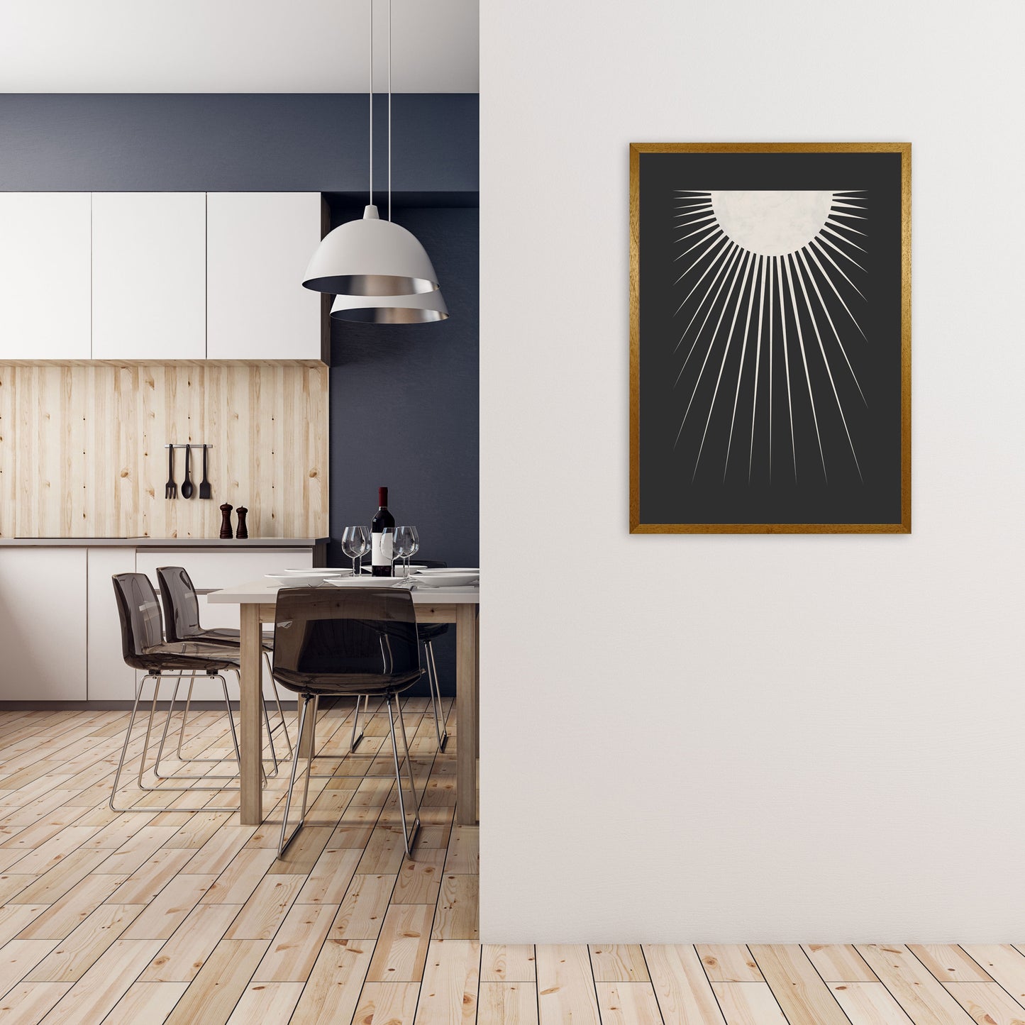 Minimal Moon Art Print by Orara Studio A1 Print Only