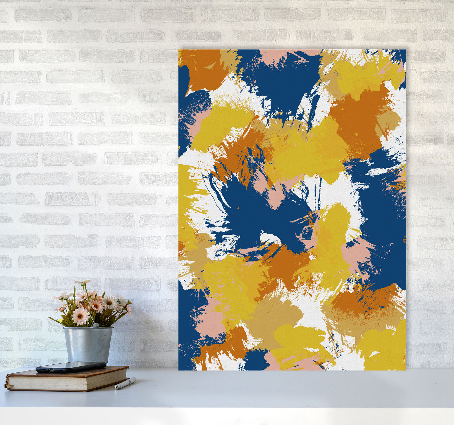 Colourful Abstract I Print By Orara Studio A1 Black Frame