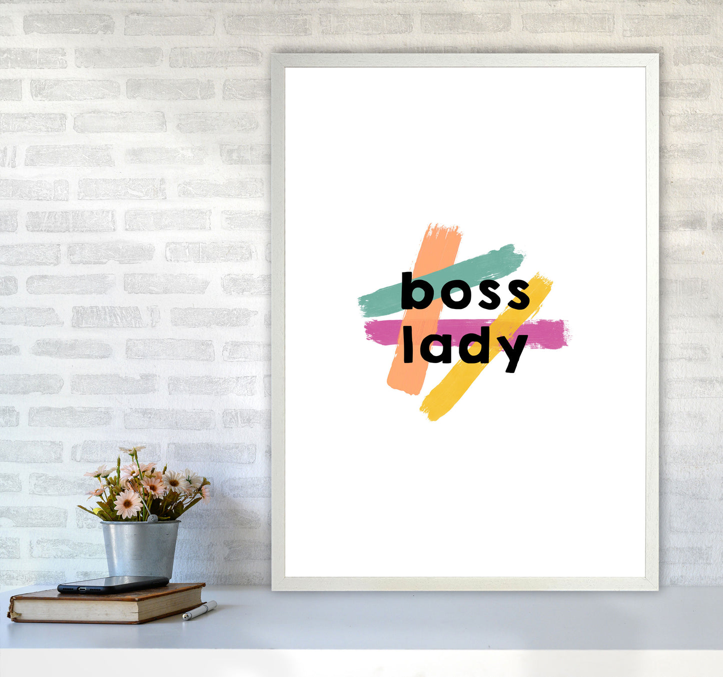 Boss Lady Print By Orara Studio A1 Oak Frame