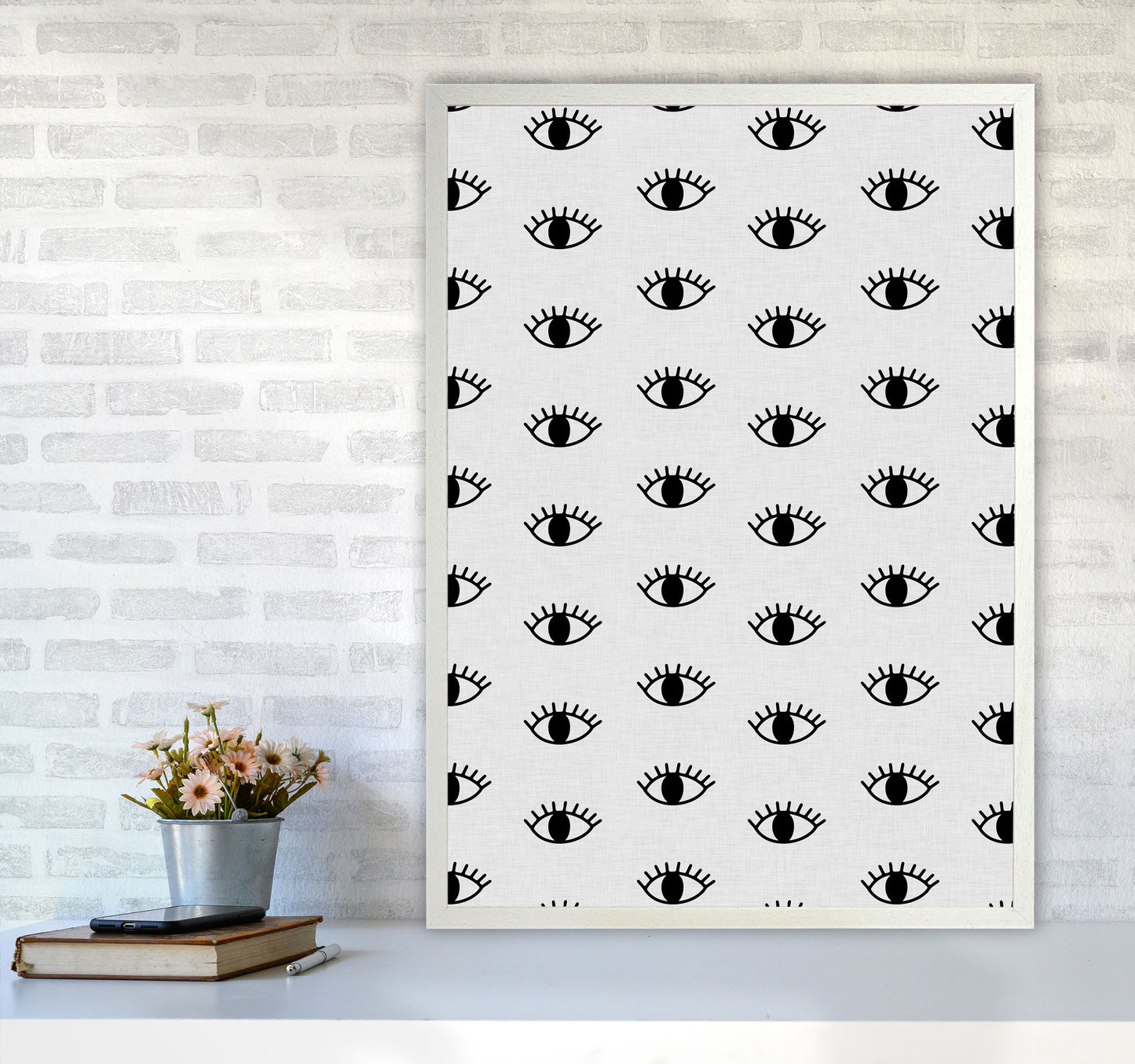 Eyes Open Print By Orara Studio A1 Oak Frame