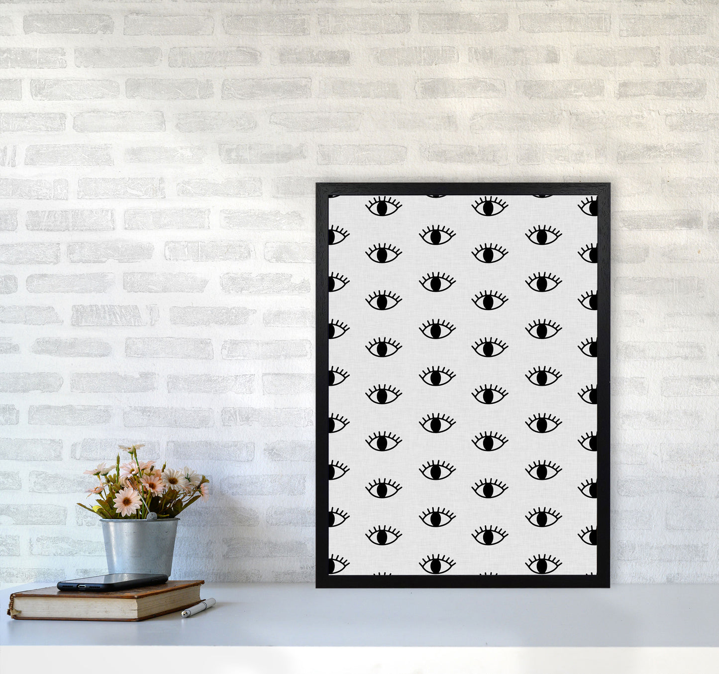 Eyes Open Print By Orara Studio A2 White Frame