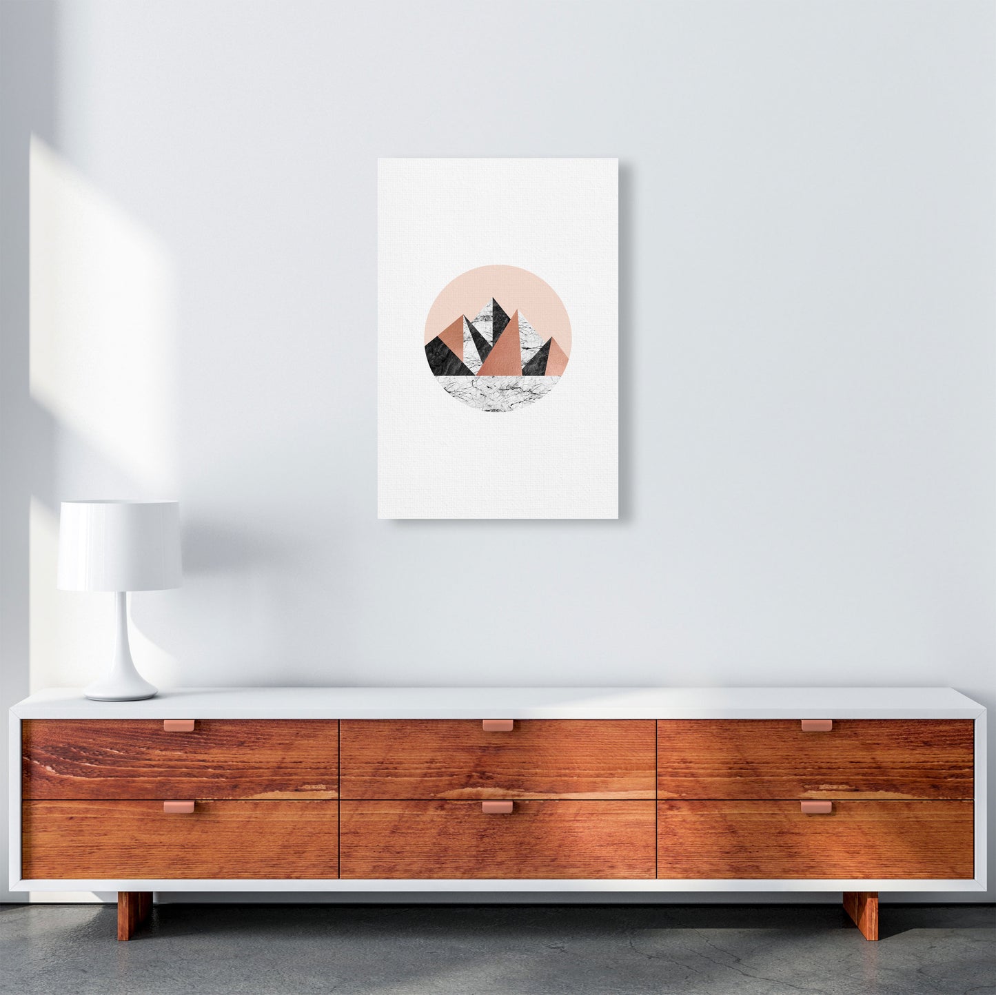 Geometric Landscape I Print By Orara Studio A2 Canvas
