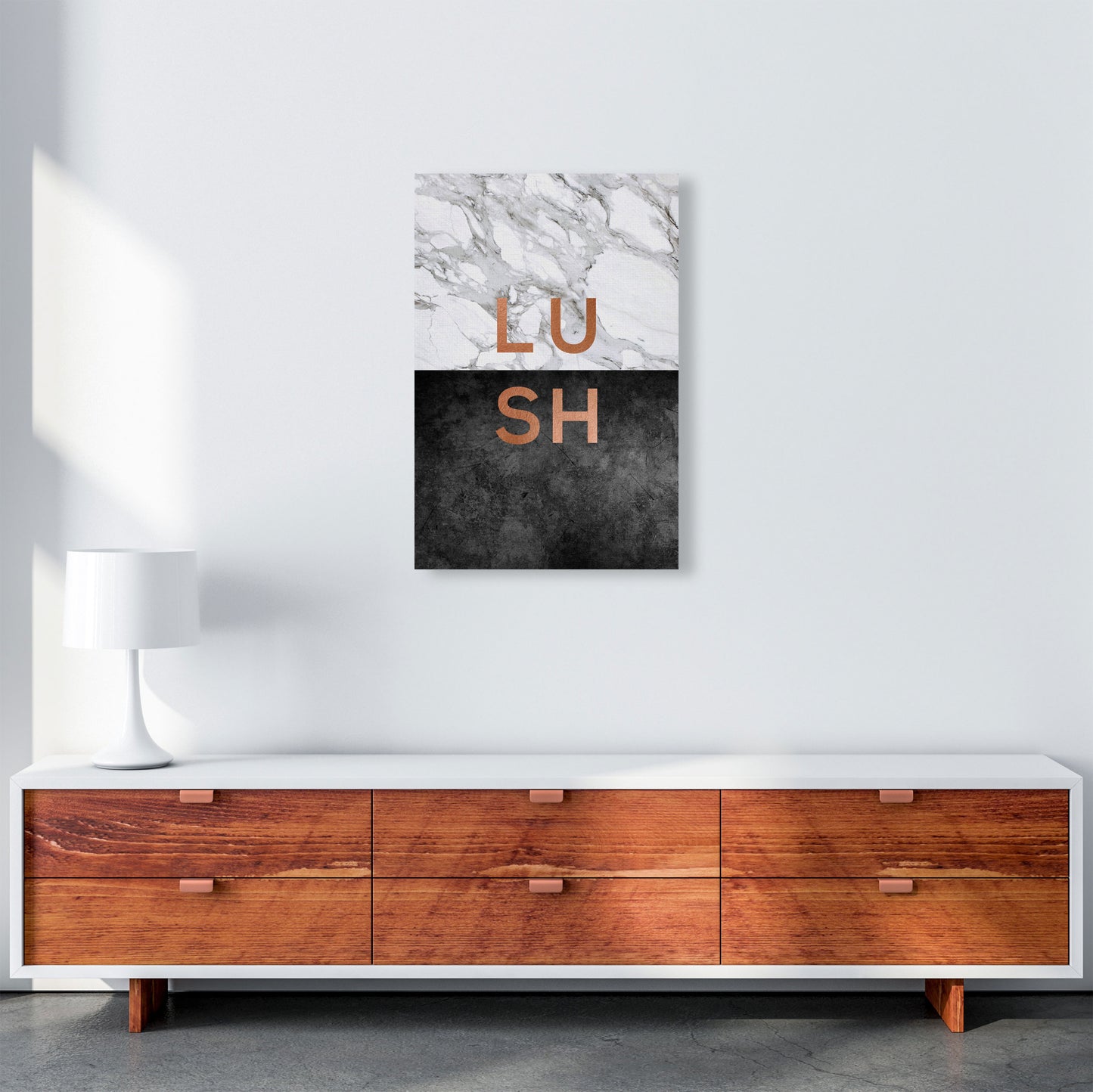 Lush Copper Quote Print By Orara Studio A2 Canvas