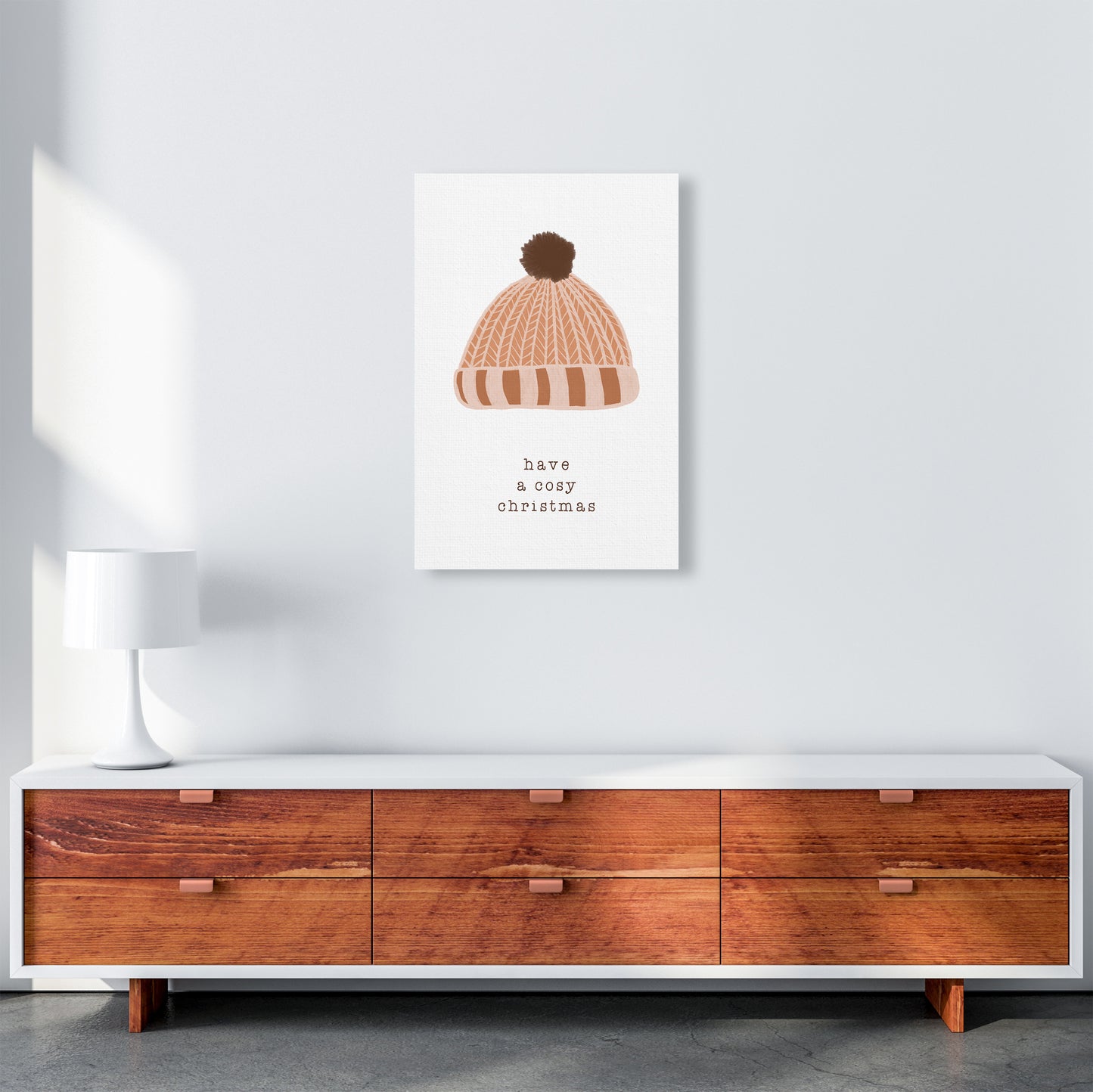 Have A Cosy Christmas Christmas Art Print by Orara Studio A2 Canvas
