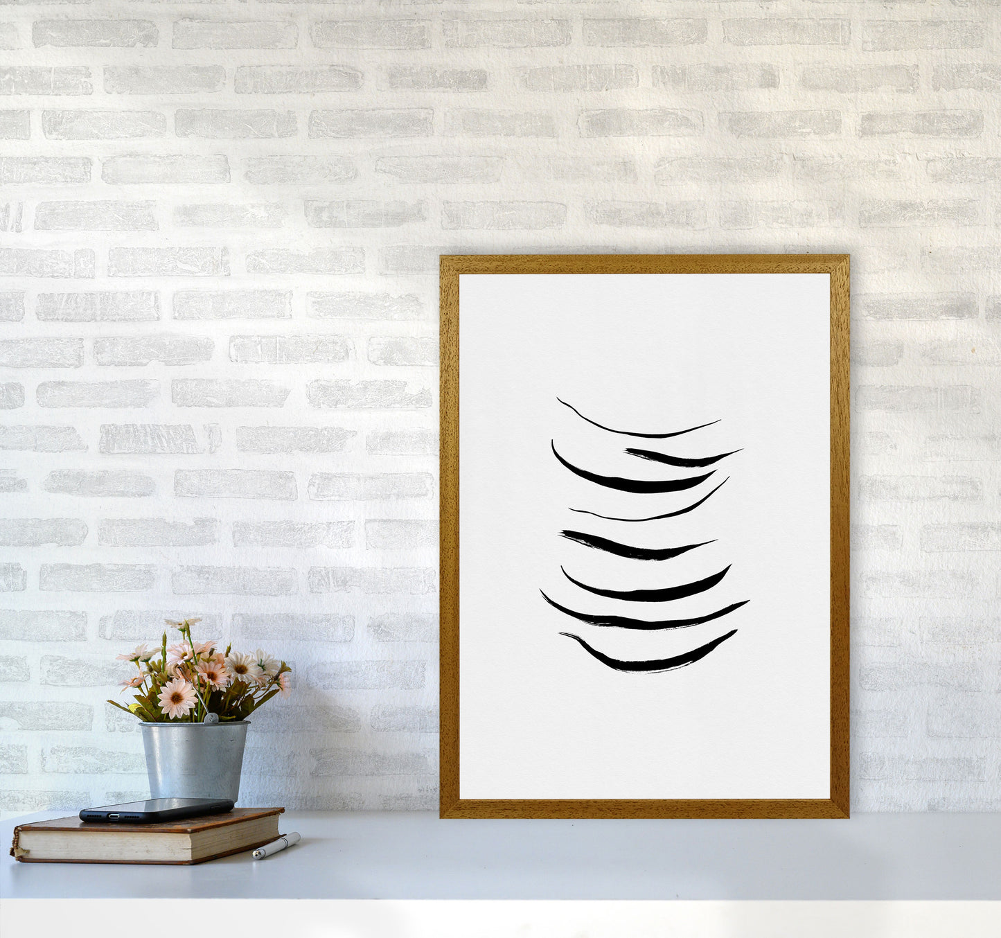 Minimalist Black Painting I Print By Orara Studio A2 Print Only