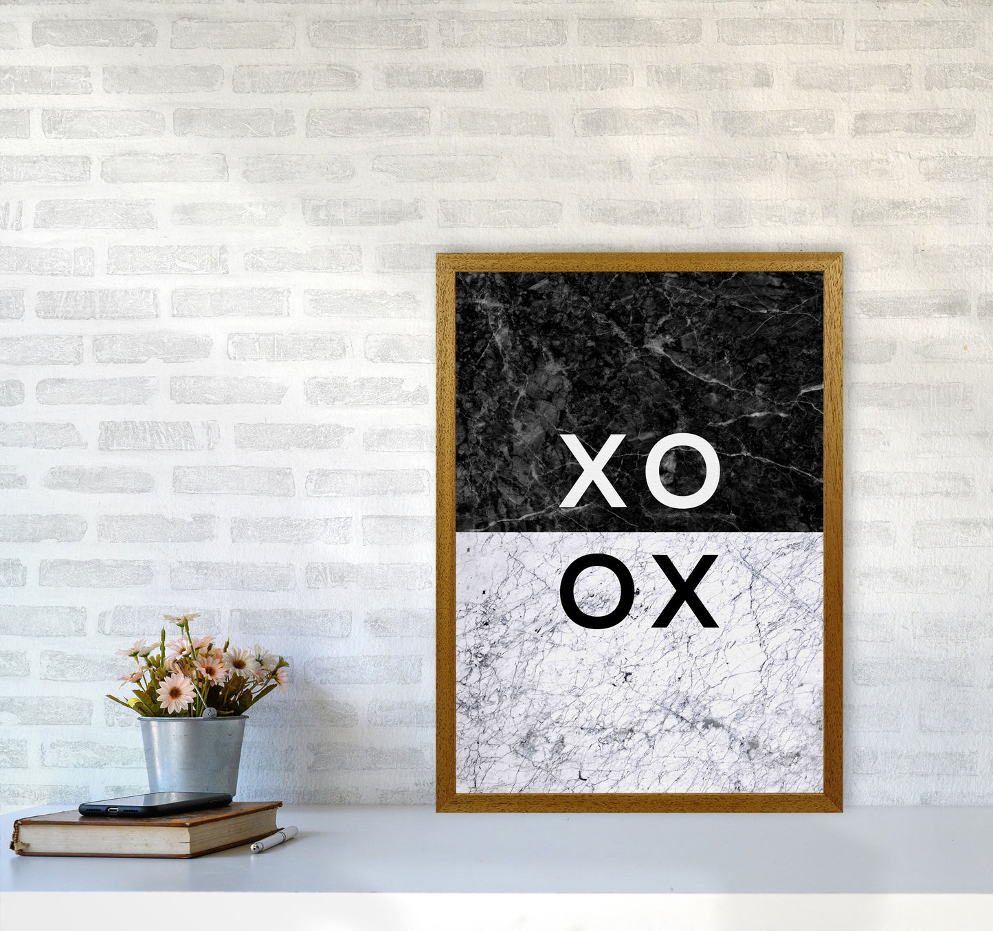 XO Hugs & Kisses Quote Print By Orara Studio A2 Print Only