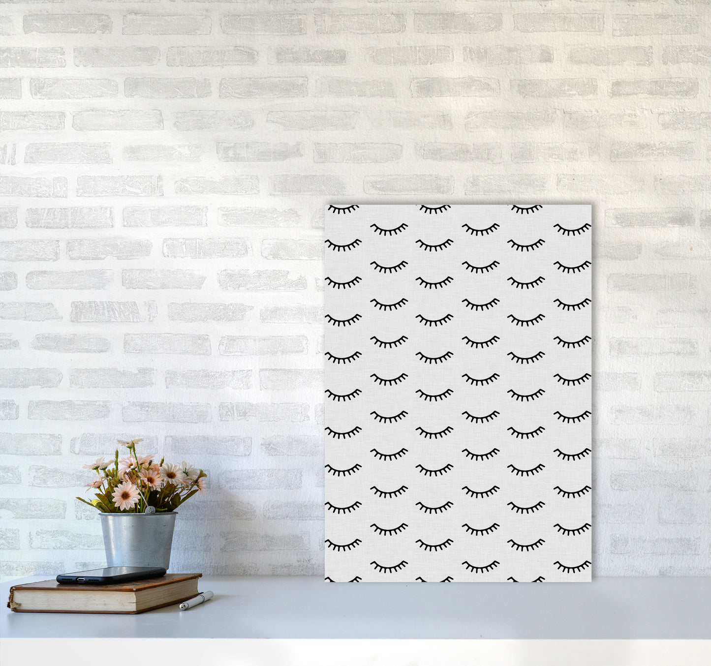 Eyes Closed Print By Orara Studio A2 Black Frame