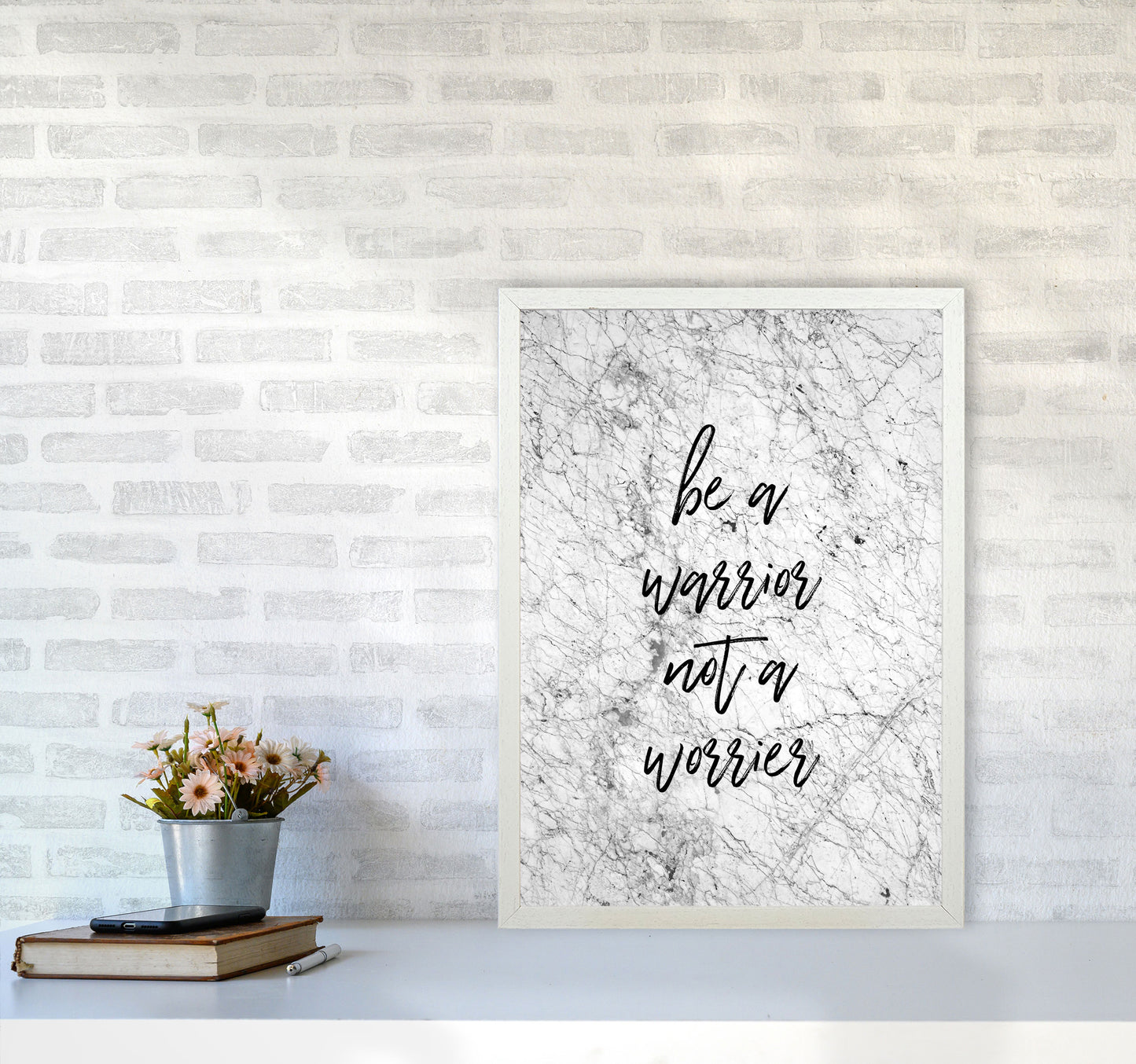 Be A Warrior Print By Orara Studio A2 Oak Frame