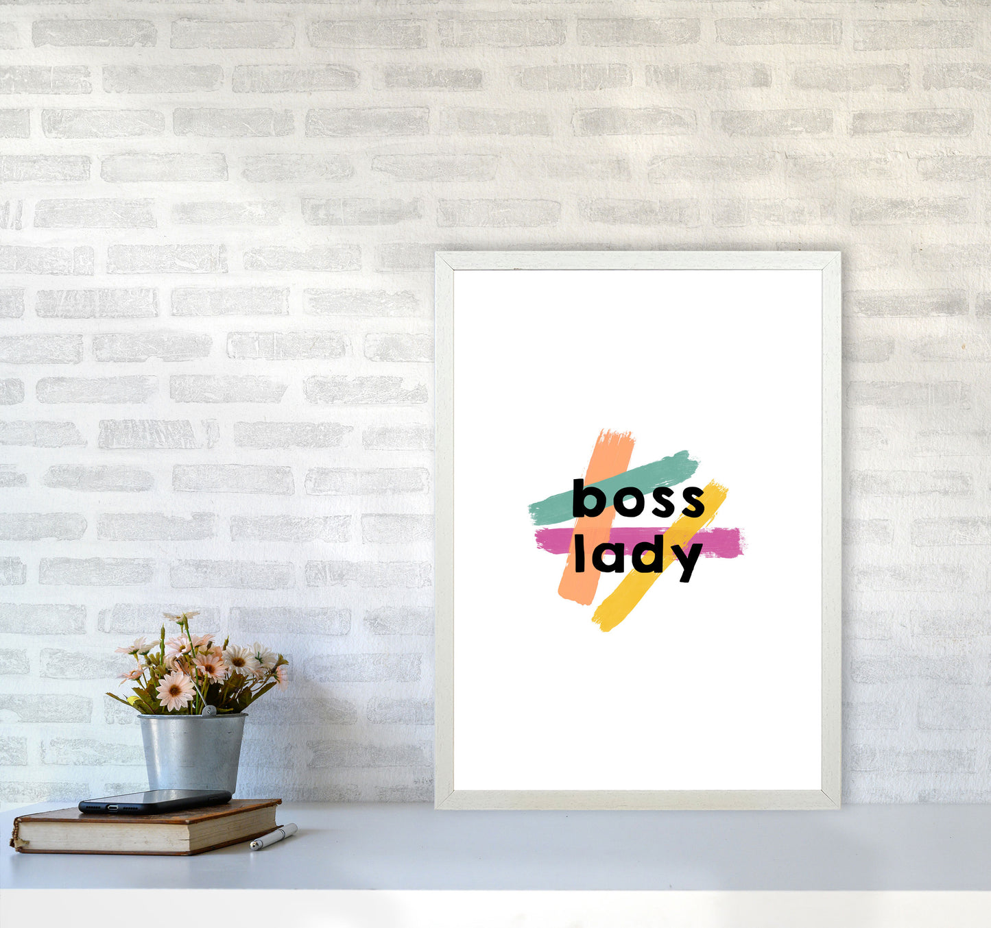 Boss Lady Print By Orara Studio A2 Oak Frame