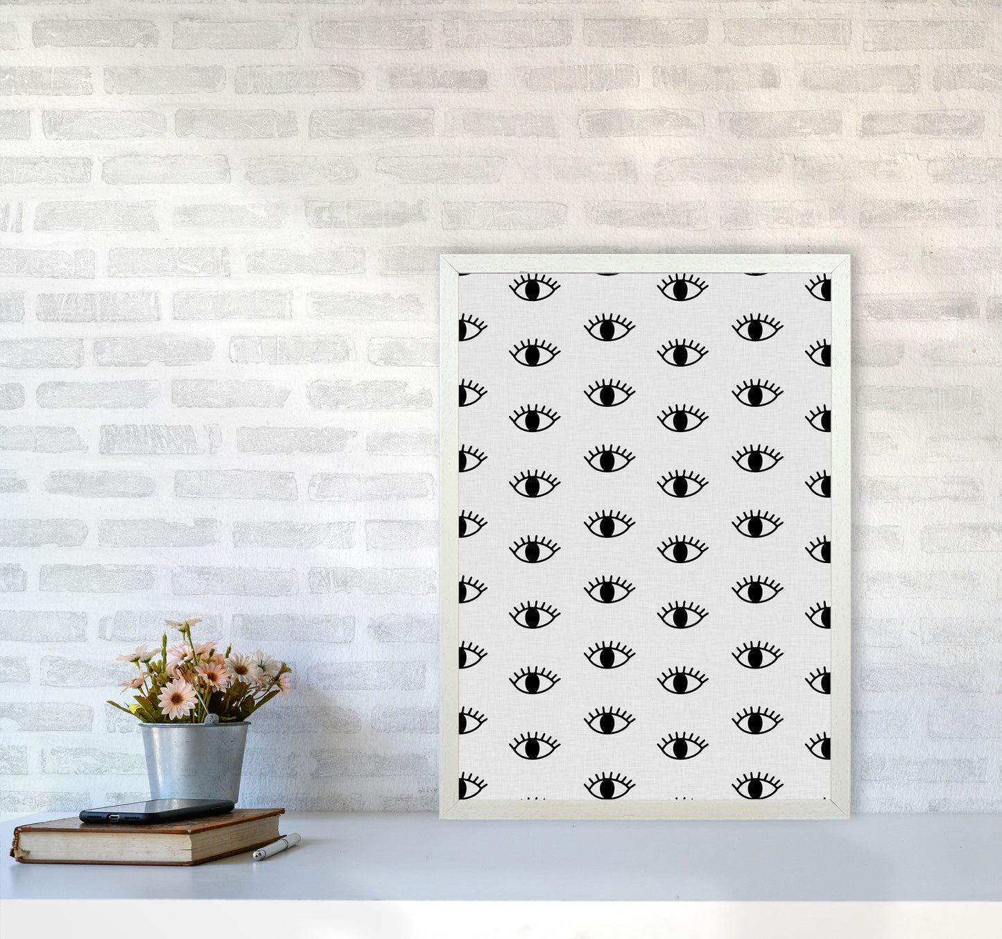 Eyes Open Print By Orara Studio A2 Oak Frame