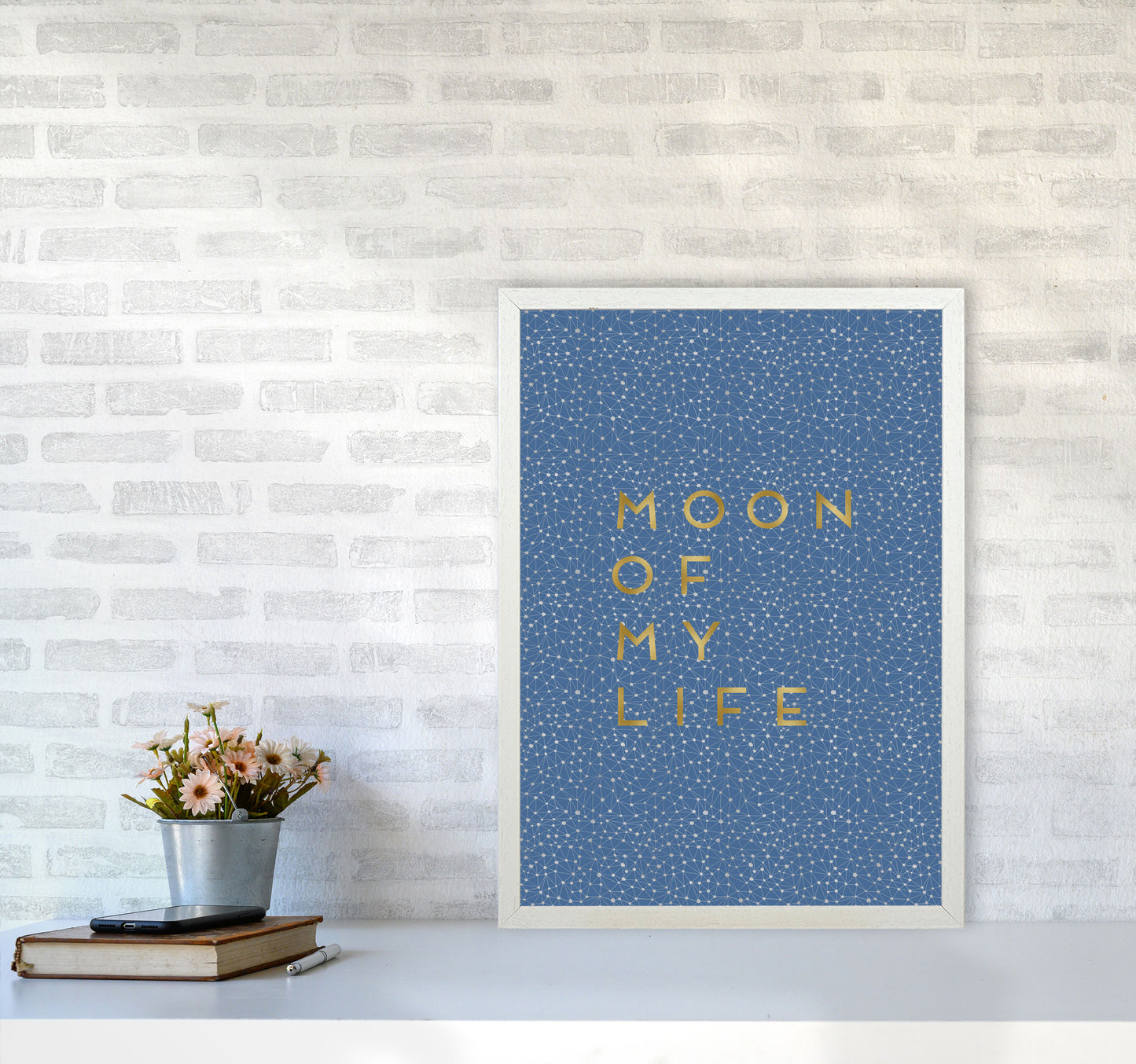 Moon Of My Life Print By Orara Studio A2 Oak Frame