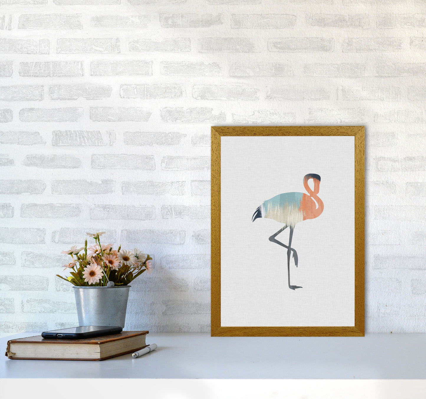 Pastel Flamingo Print By Orara Studio Animal Art Print A3 Print Only
