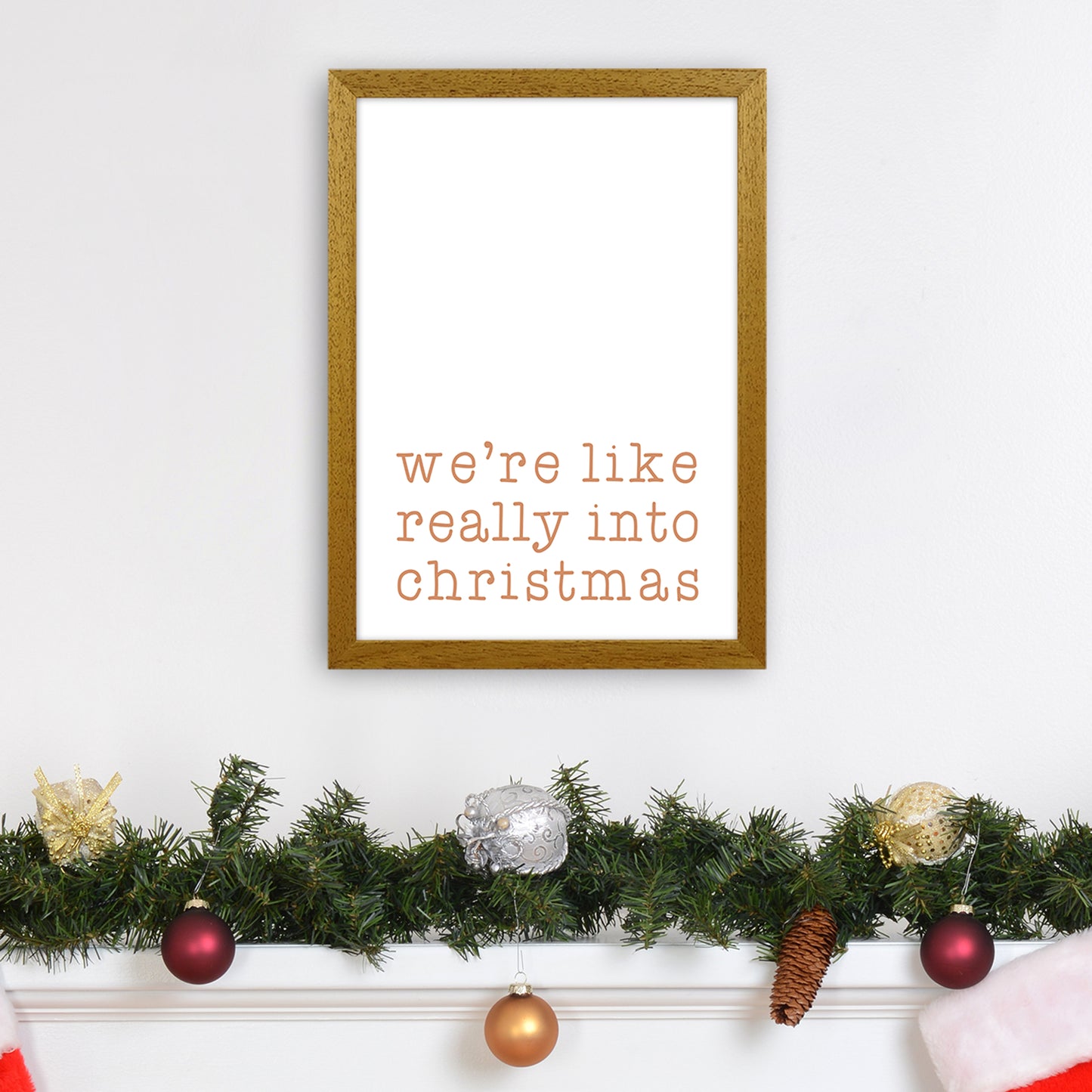 Really Into Christmas Christmas Art Print by Orara Studio A3 Print Only