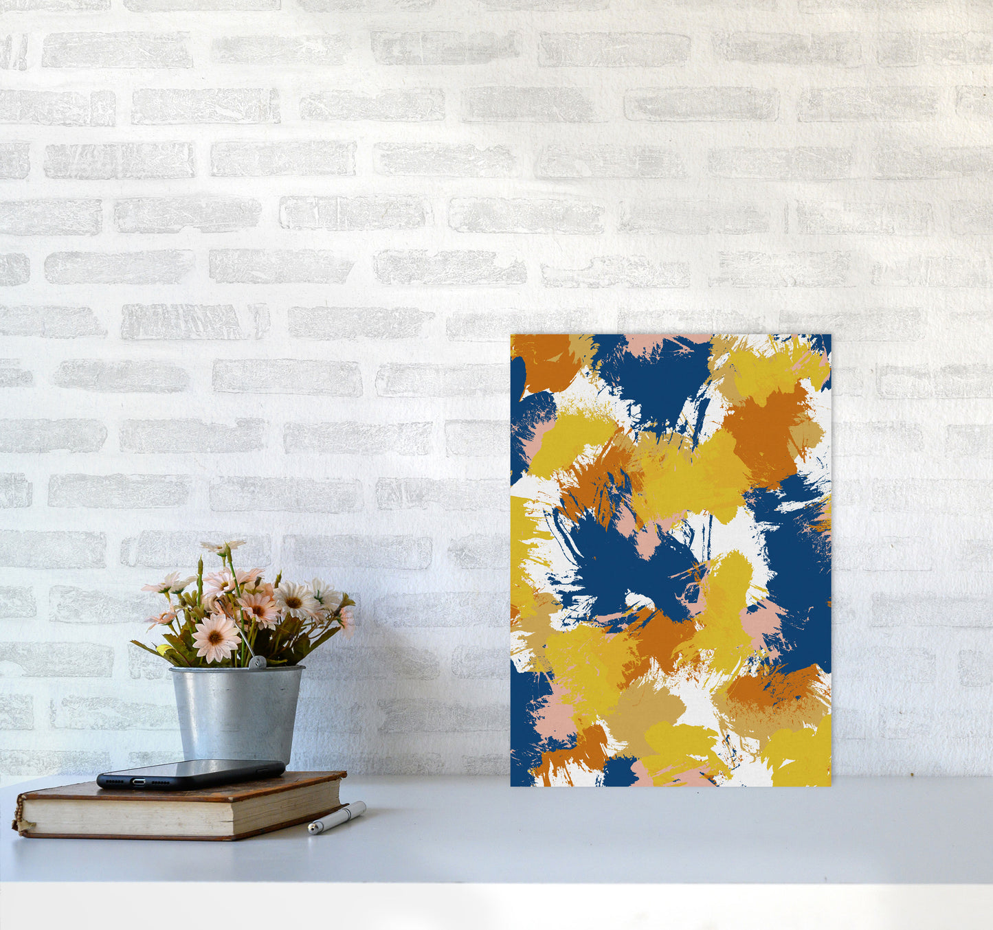 Colourful Abstract I Print By Orara Studio A3 Black Frame
