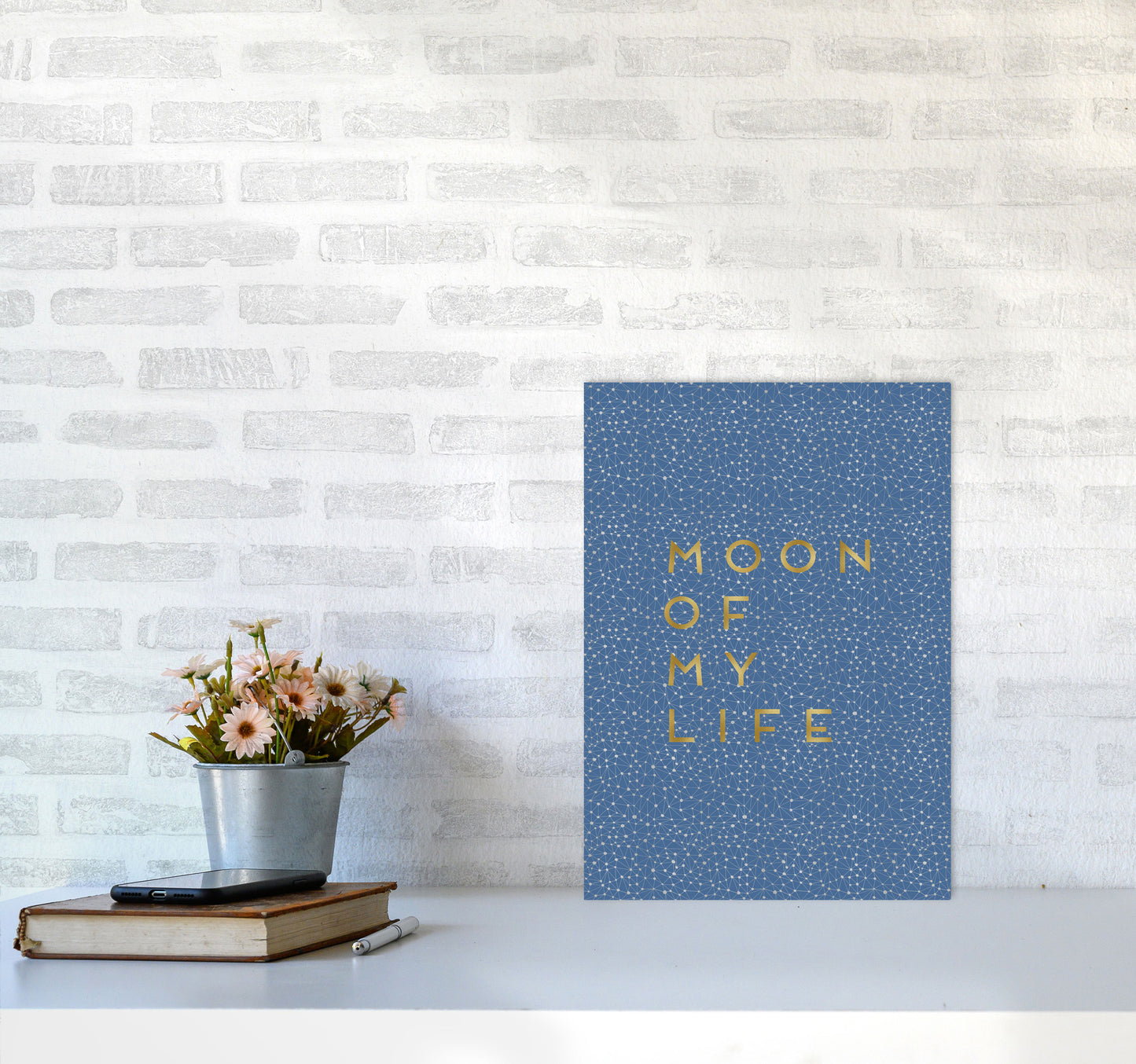 Moon Of My Life Print By Orara Studio A3 Black Frame