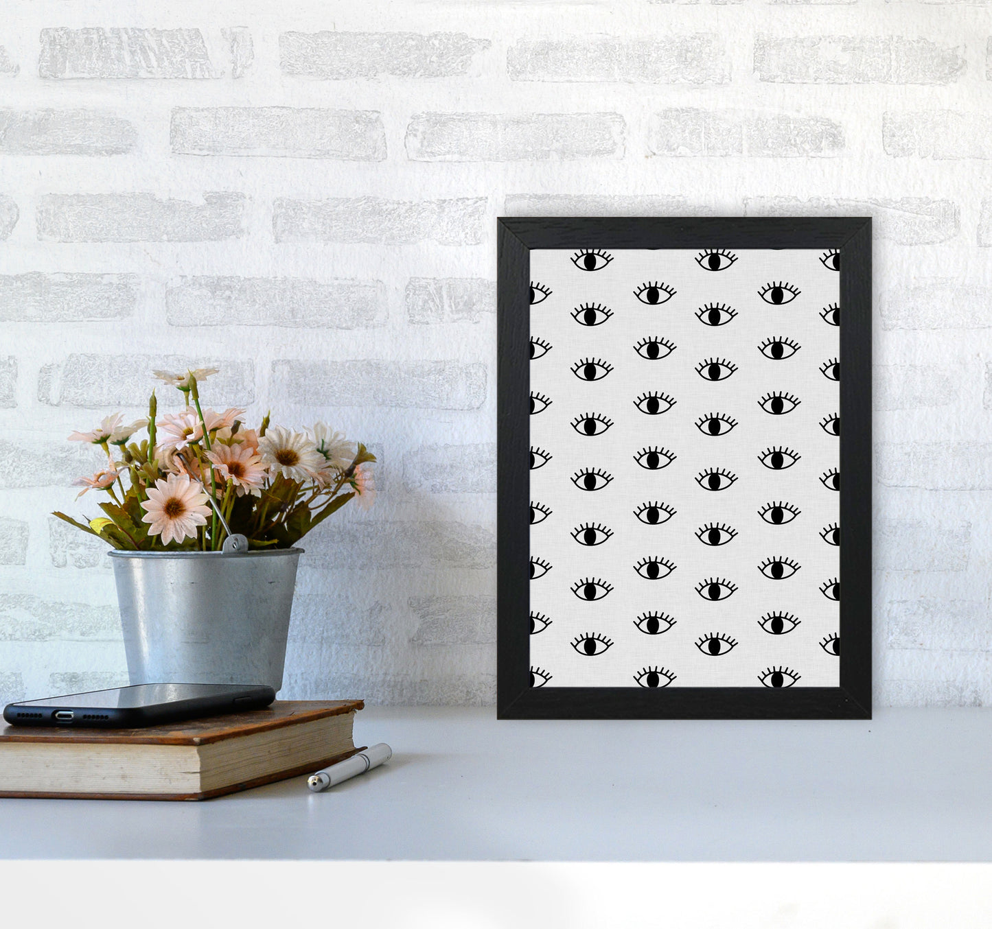 Eyes Open Print By Orara Studio A4 White Frame