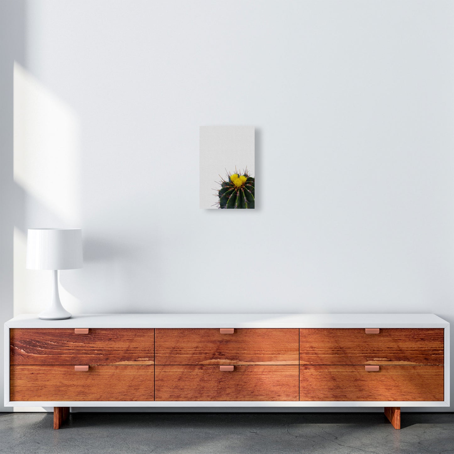 Flower Cactus Print By Orara Studio, Framed Botanical & Nature Art Print A4 Canvas