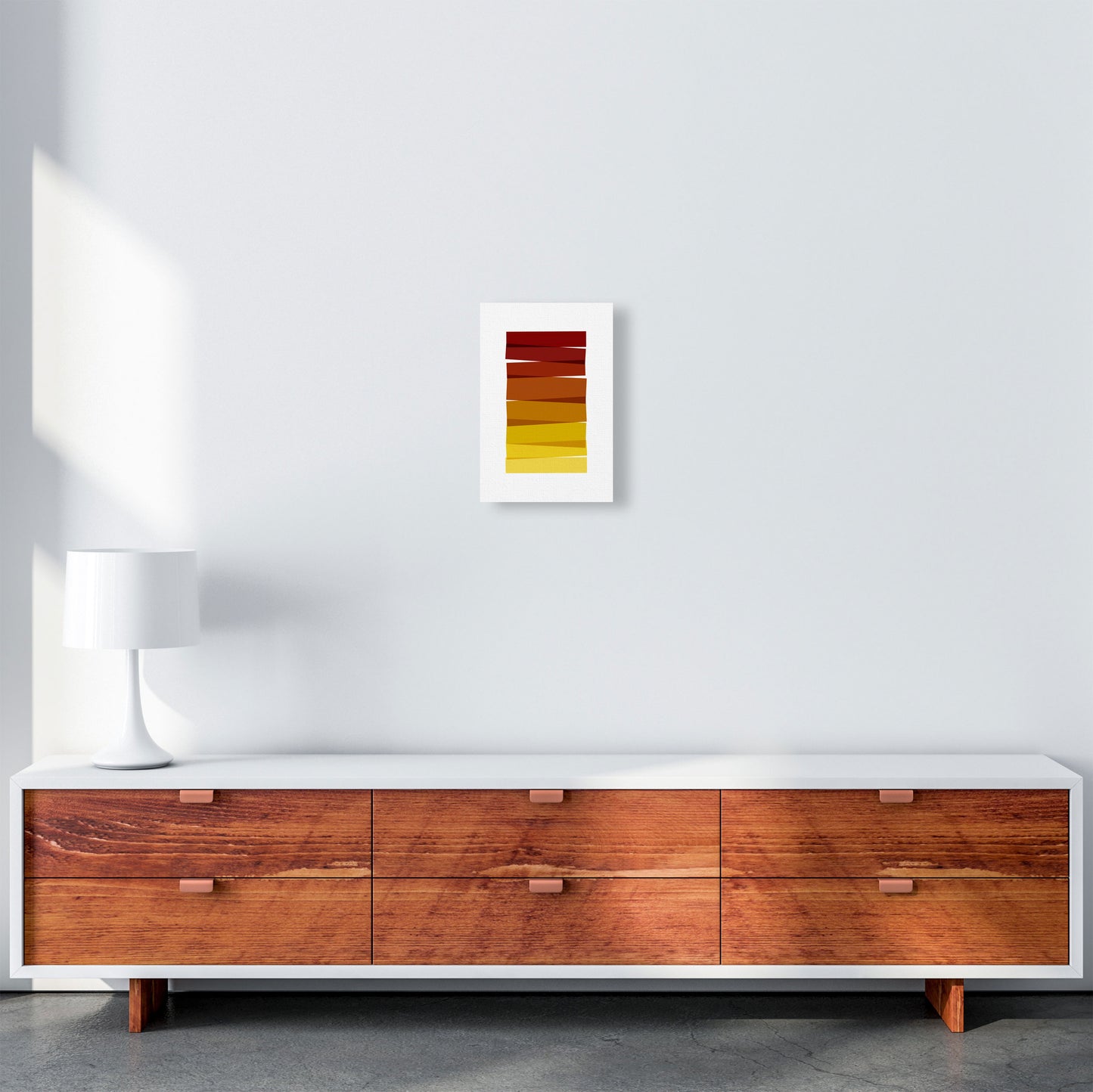 Stripes II Print By Orara Studio A4 Canvas