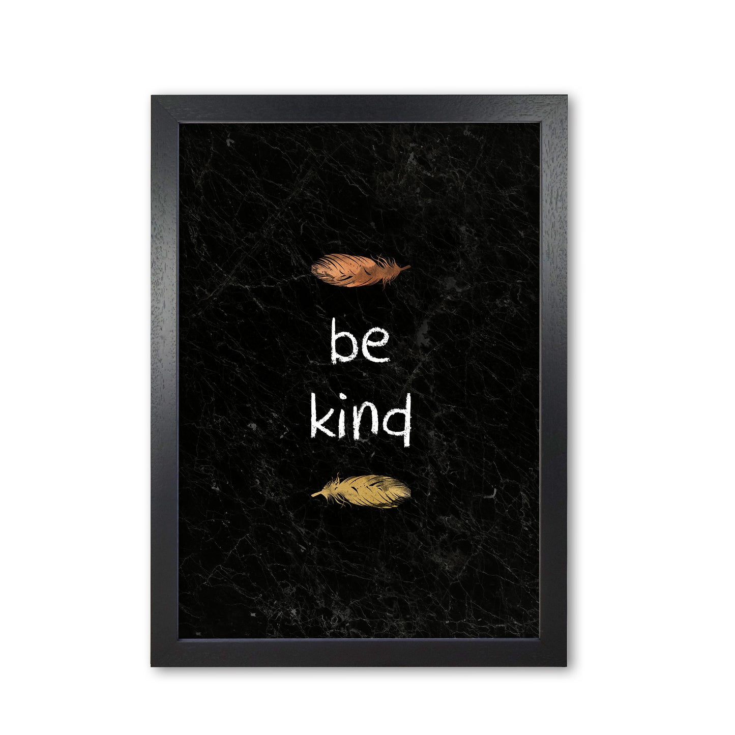 Be Kind Children's Quote Print By Orara Studio Black Grain