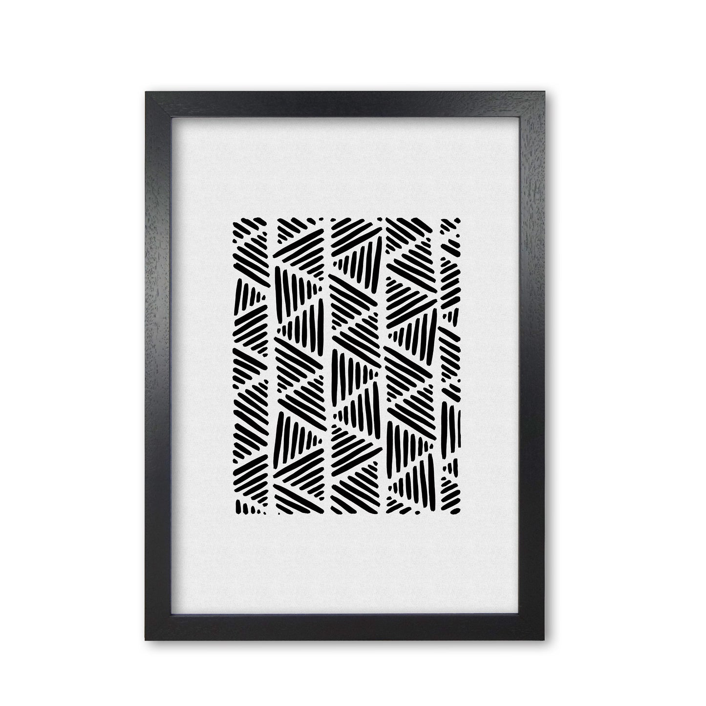 Black And White Abstract I Print By Orara Studio Black Grain